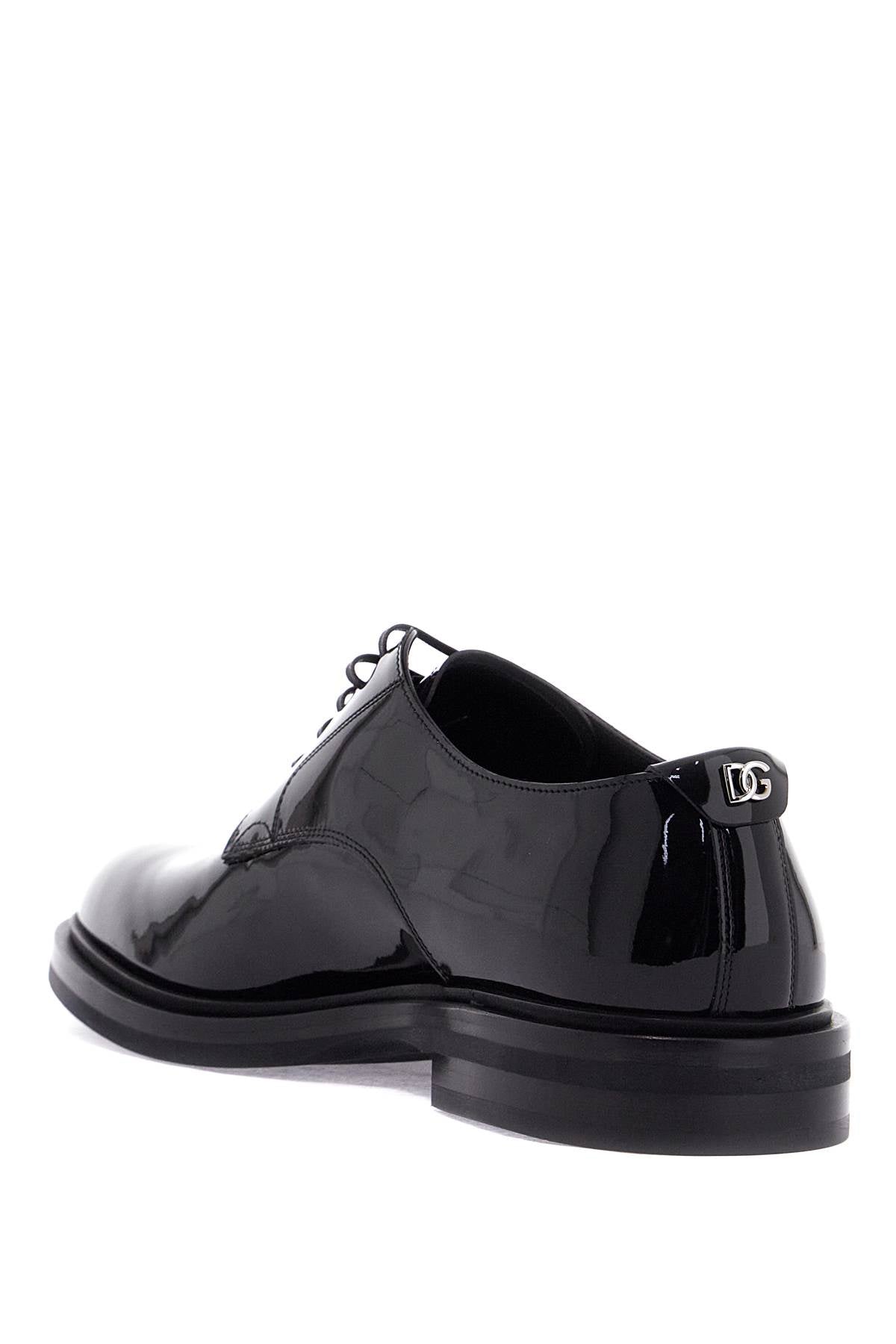 Dolce & Gabbana Lace-Up Patent Leather Derby