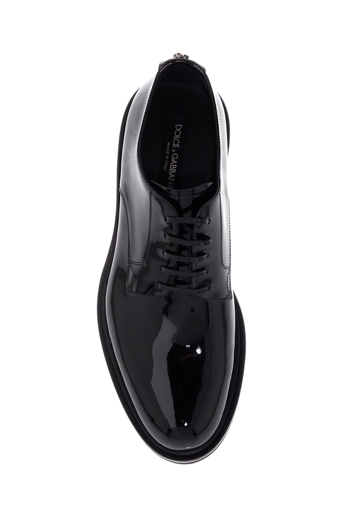 Dolce & Gabbana Lace-Up Patent Leather Derby