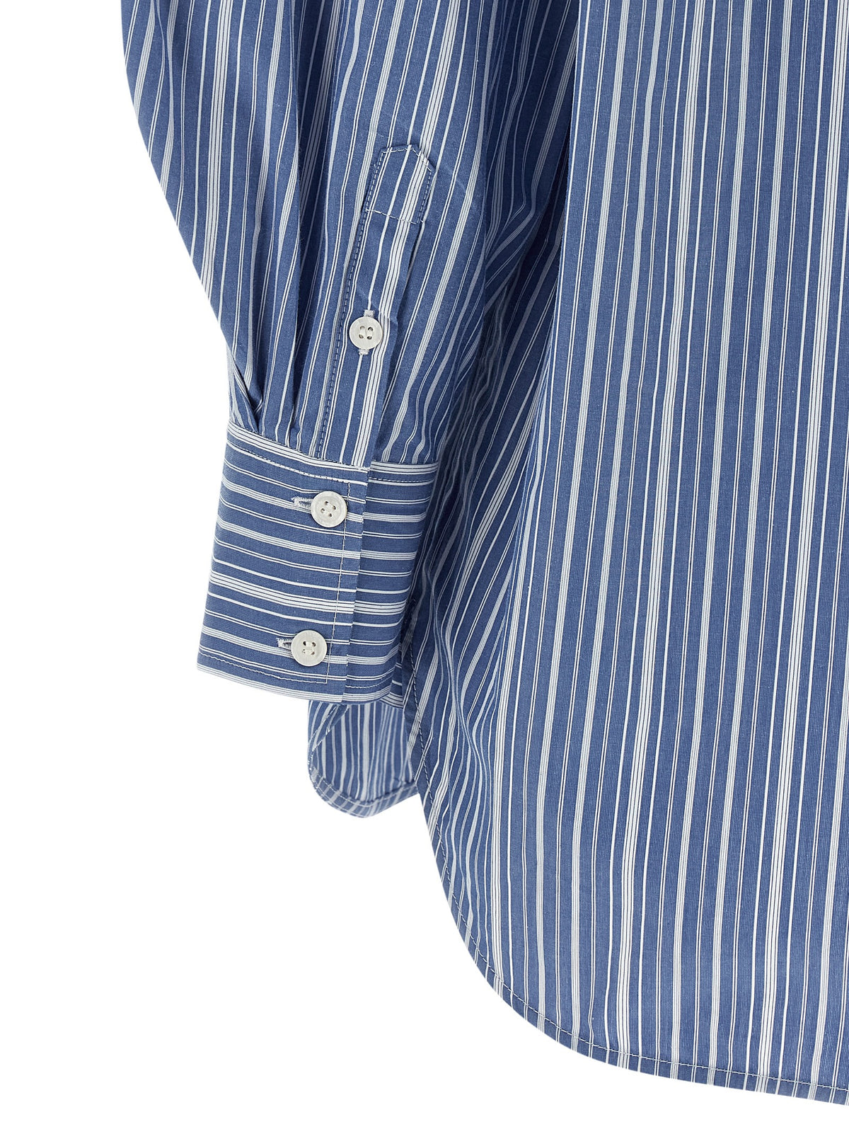 Ganni Striped Cotton Shirt