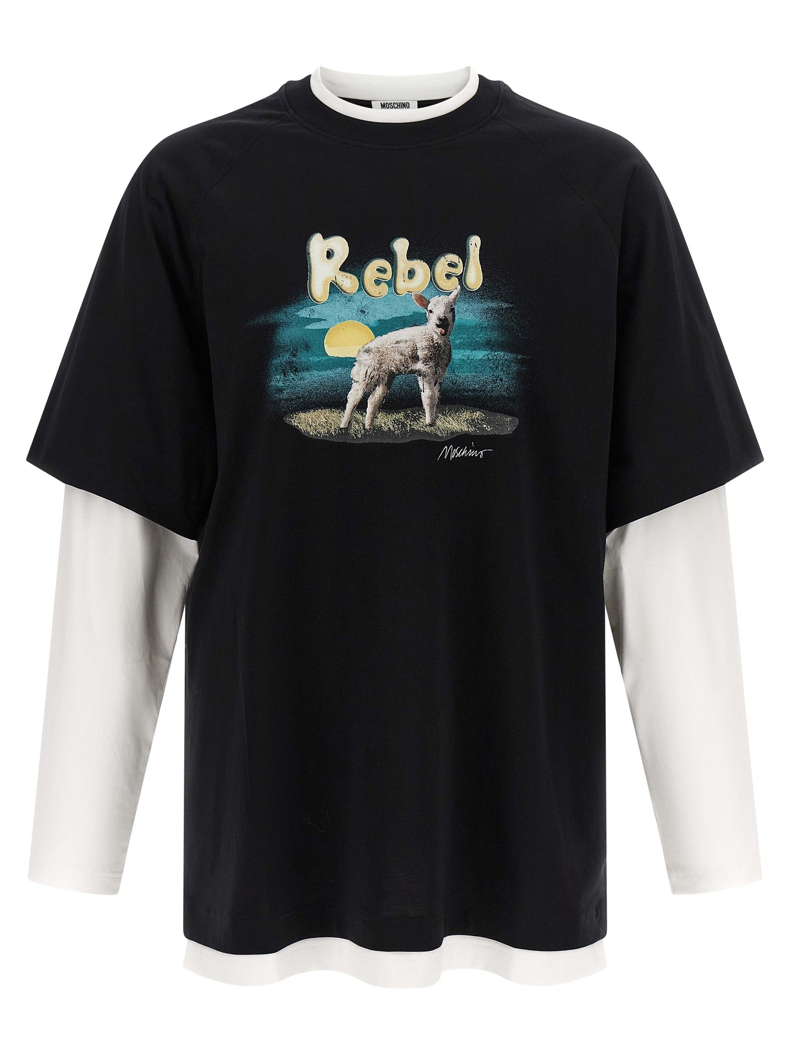 Moschino Double Layer 'Rebel' T-Shirt