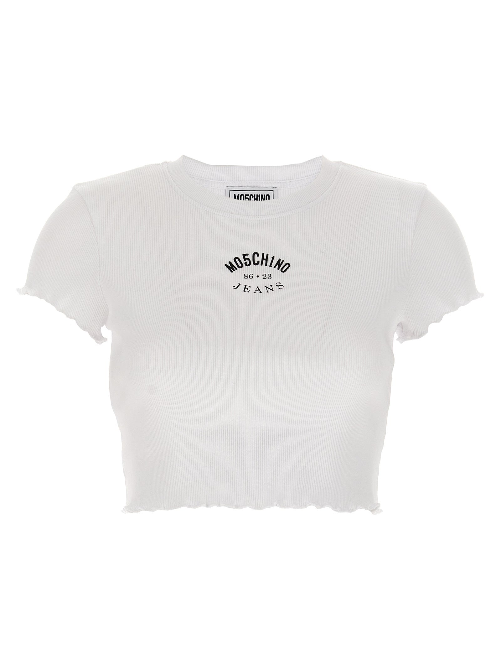 Mo5Ch1No Jeans Ribbed T-Shirt