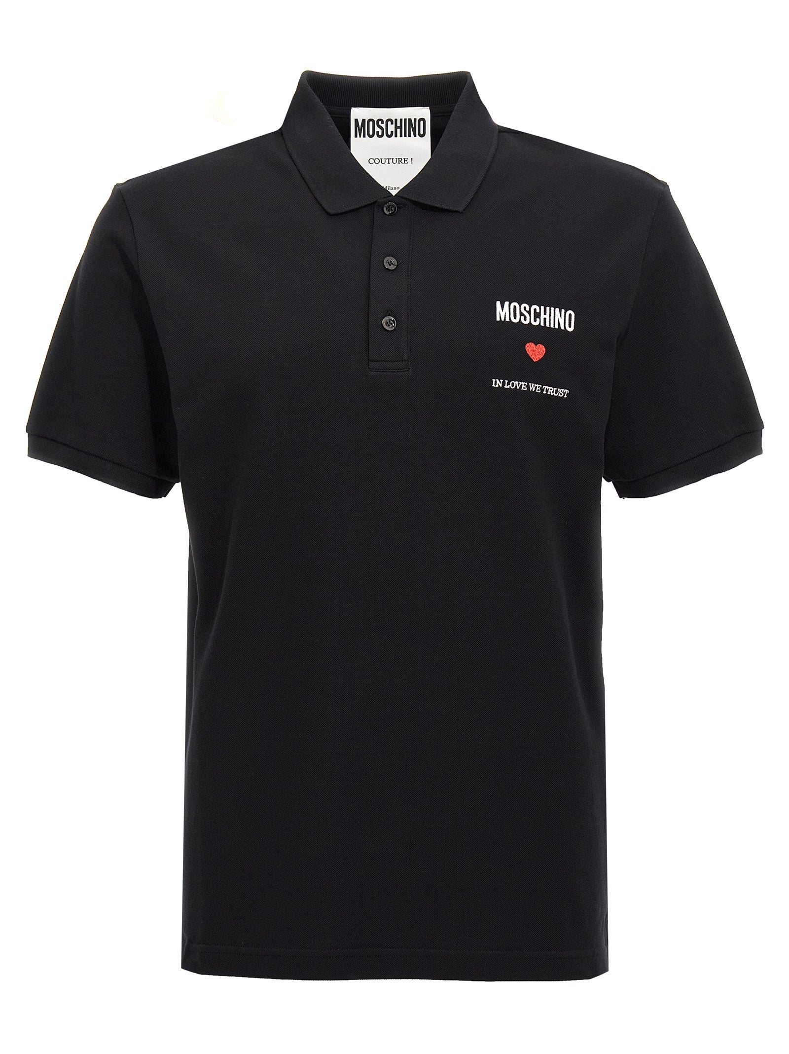 Moschino 'In Love We Trust' Polo Shirt