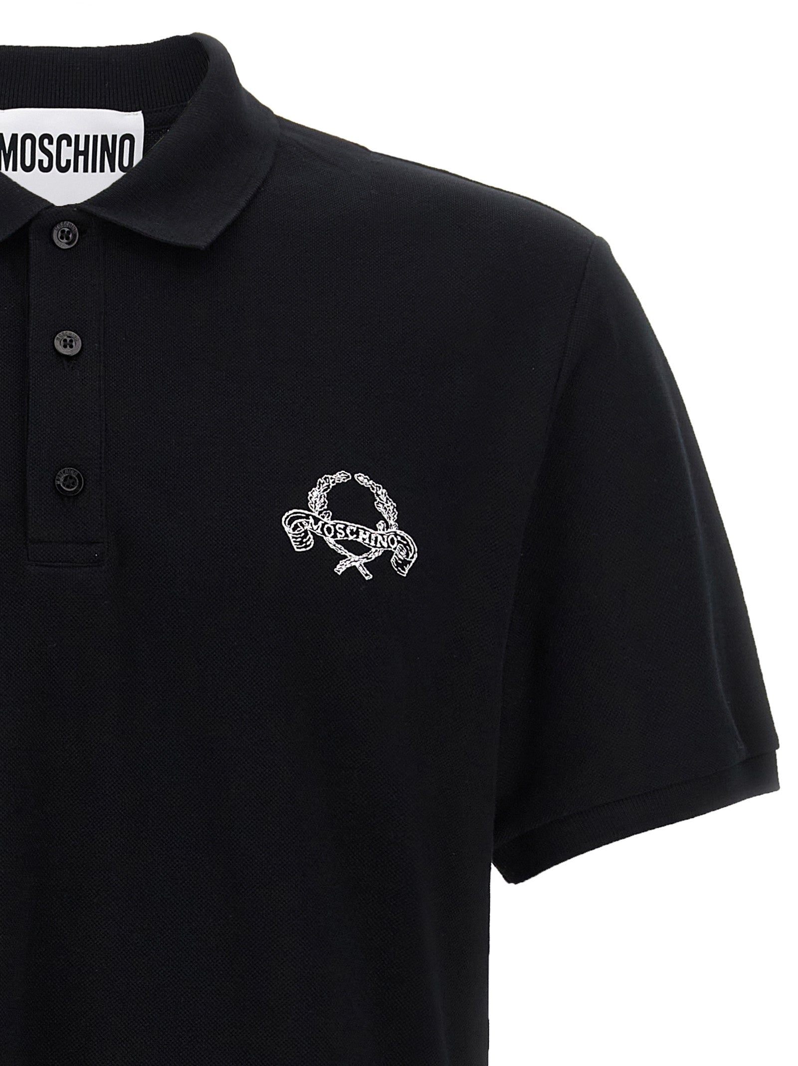 Moschino Logo Embroidery Polo Shirt