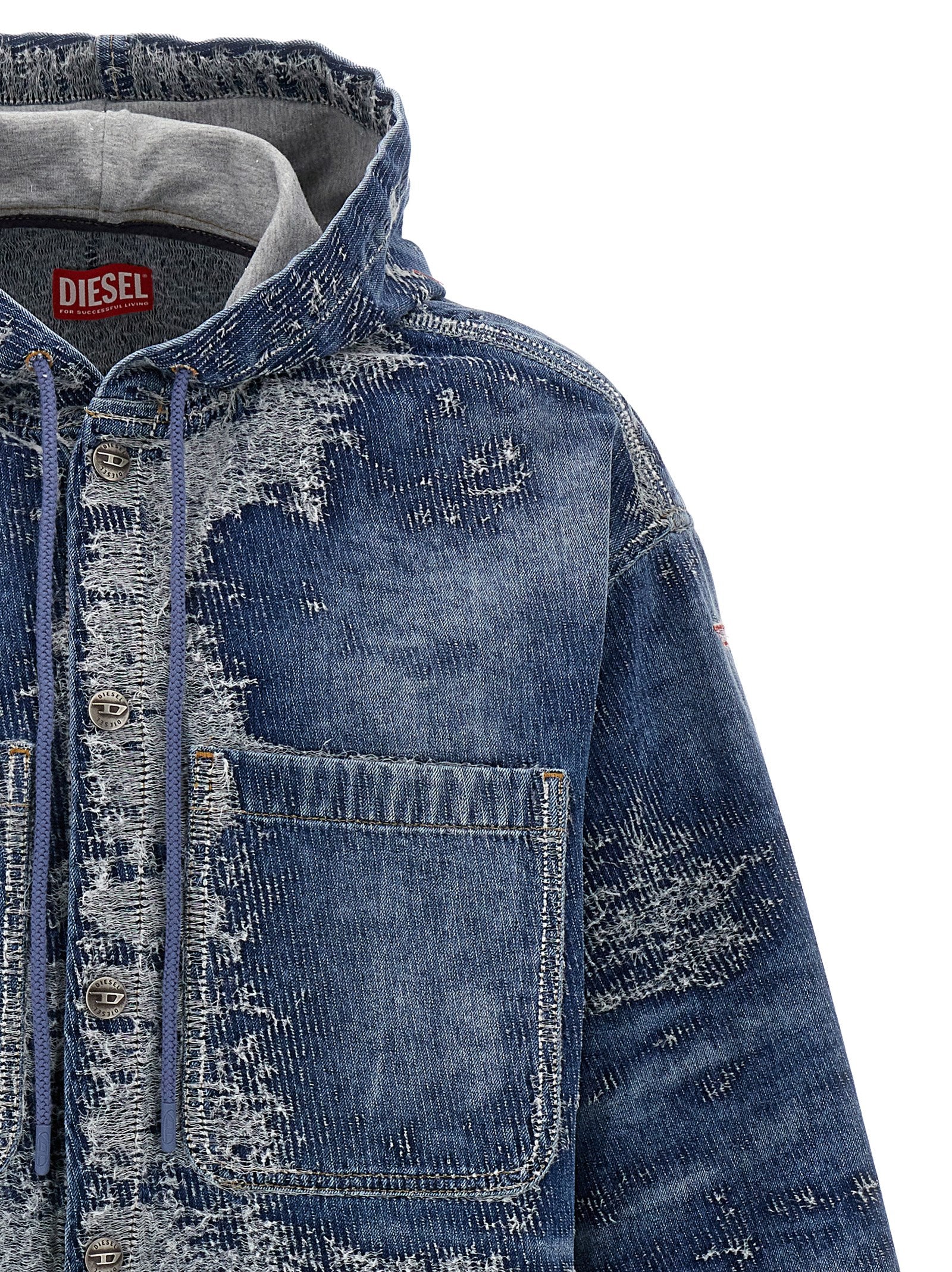 Diesel 'D-Dewnys-Hood-S' Overshirt