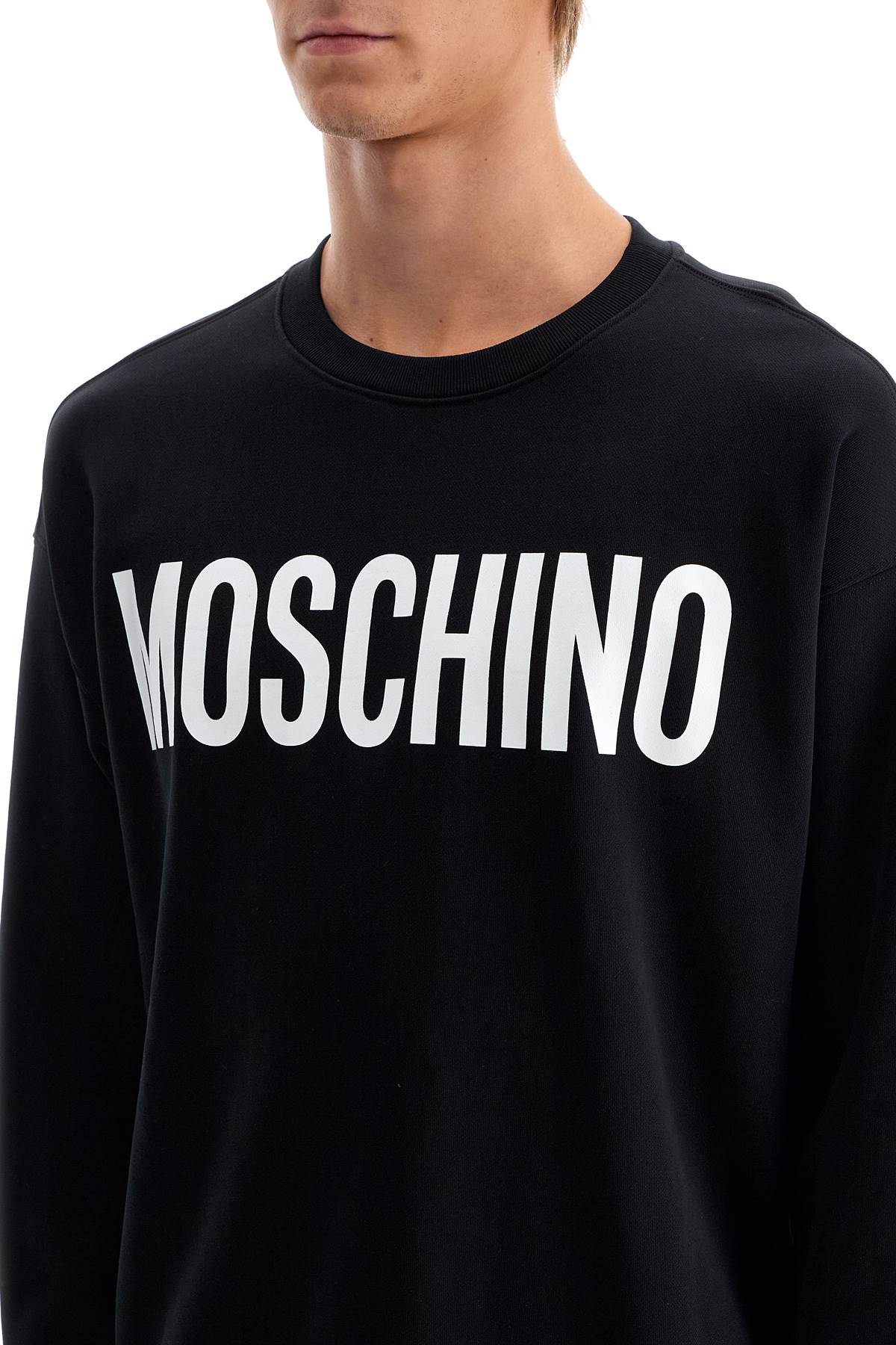 Moschino Logo Crewneck Sweatshirt