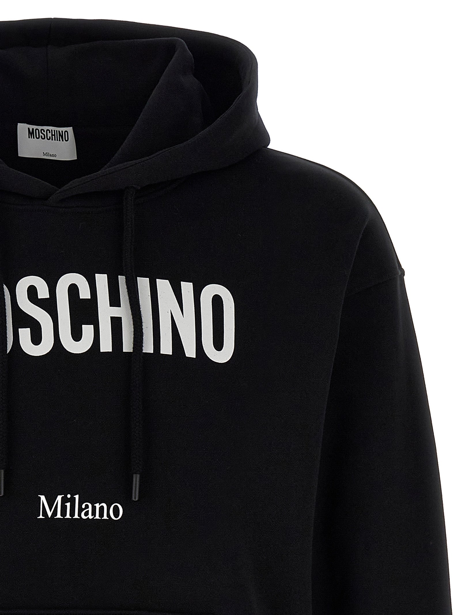 Moschino Logo Print Hoodie