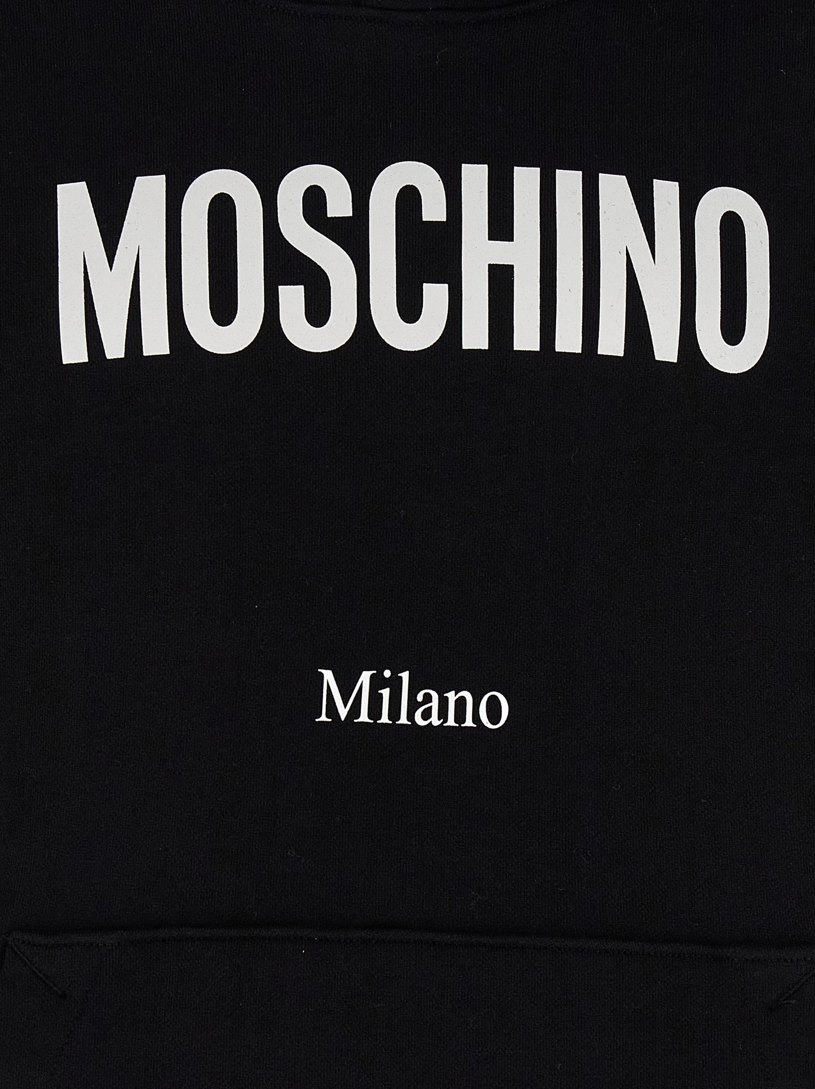 Moschino Logo Print Hoodie