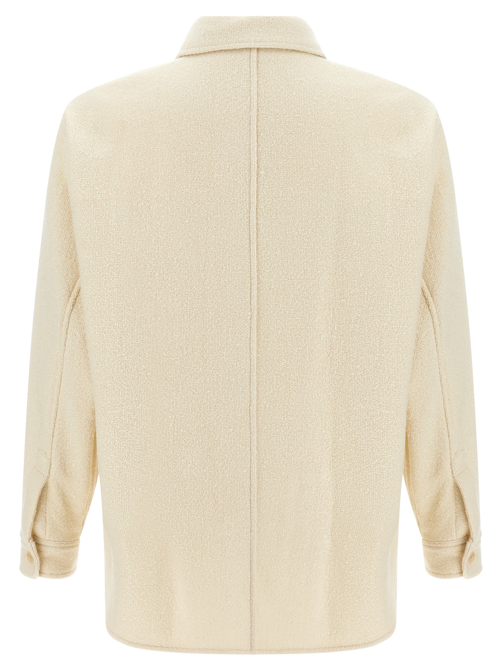 Auralee Overshirt Tweed Homesupn