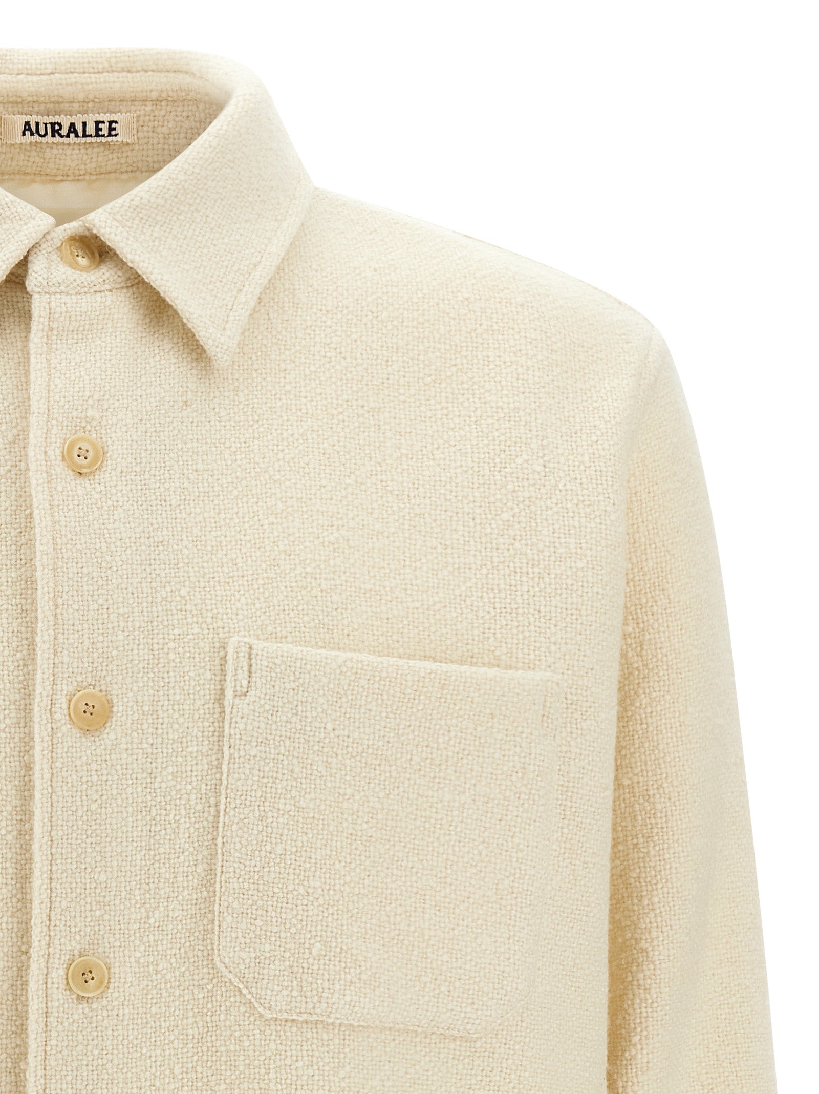 Auralee Overshirt Tweed Homesupn