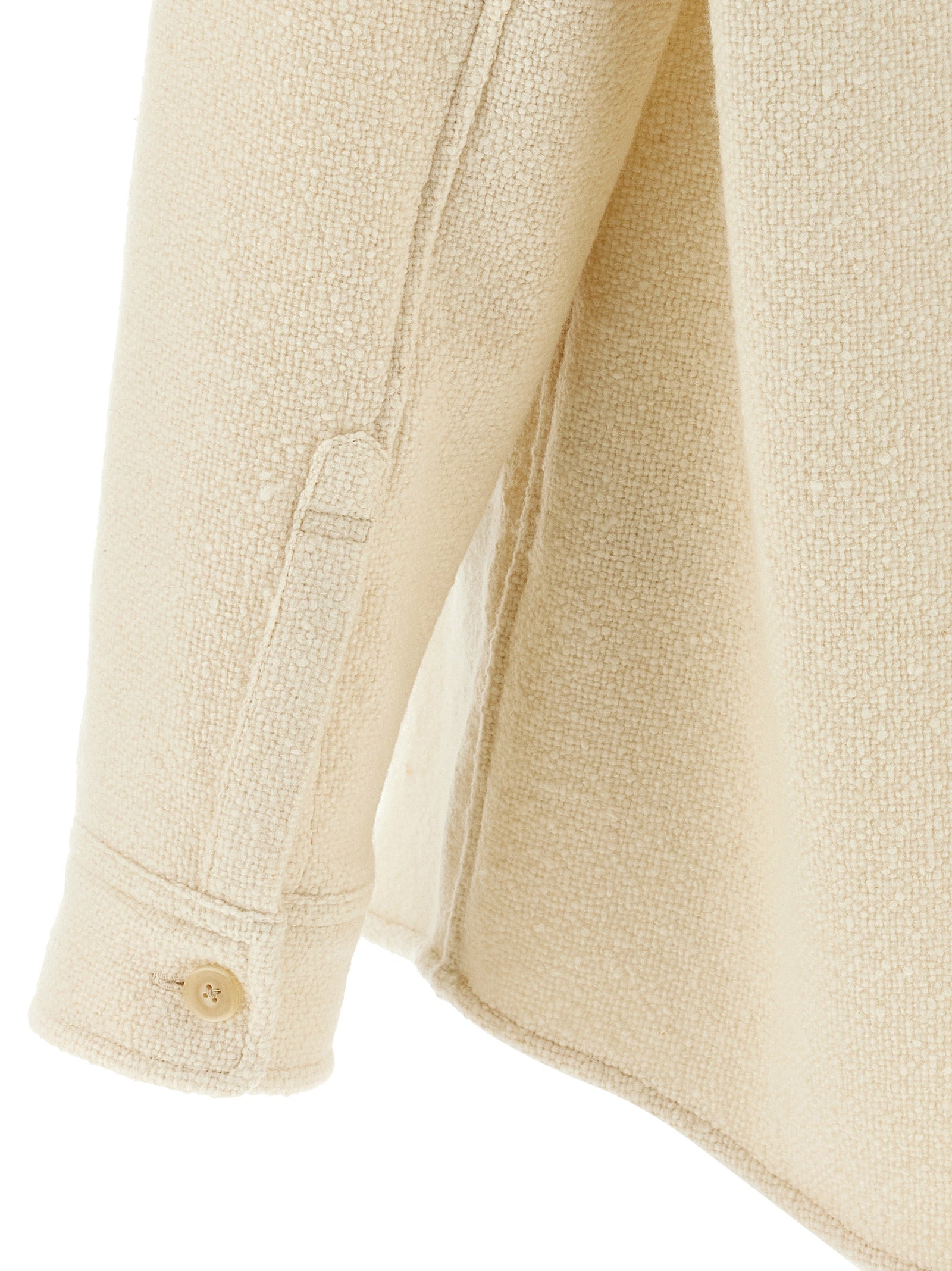 Auralee Overshirt Tweed Homesupn