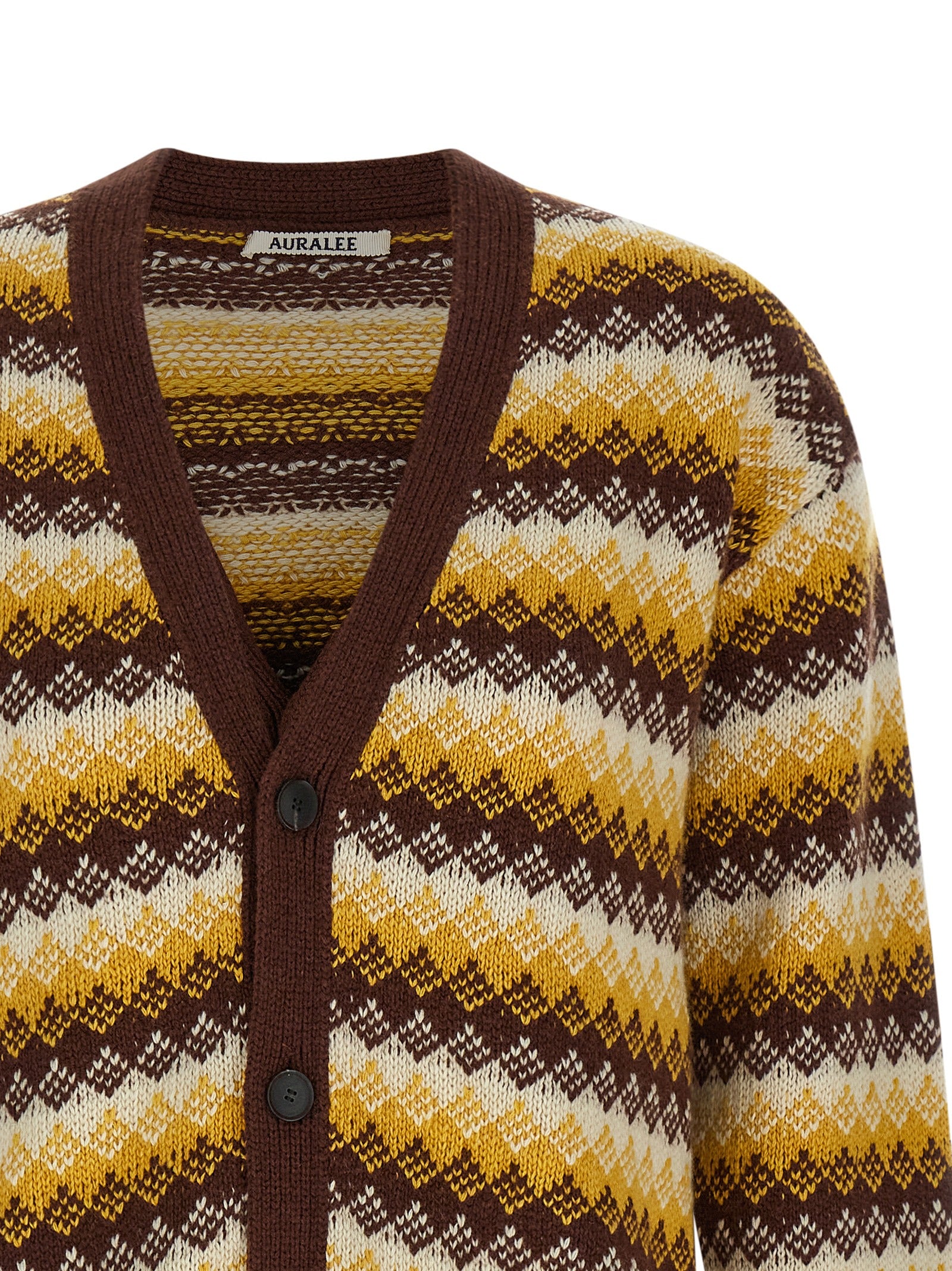 Auralee Jacquard Cardigan