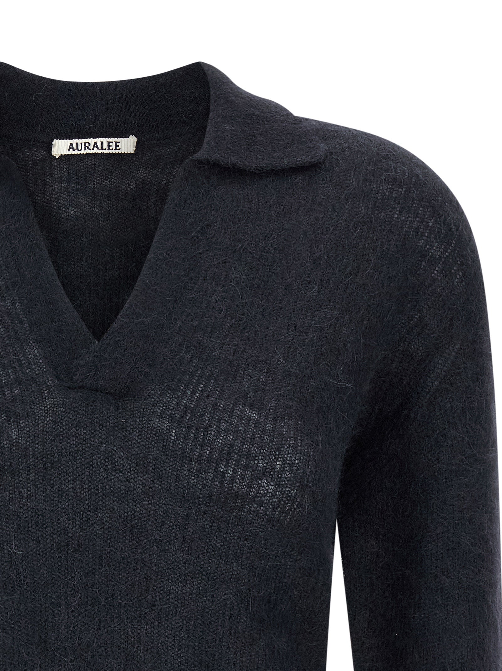 Auralee Tam Yarn Polo Shirt