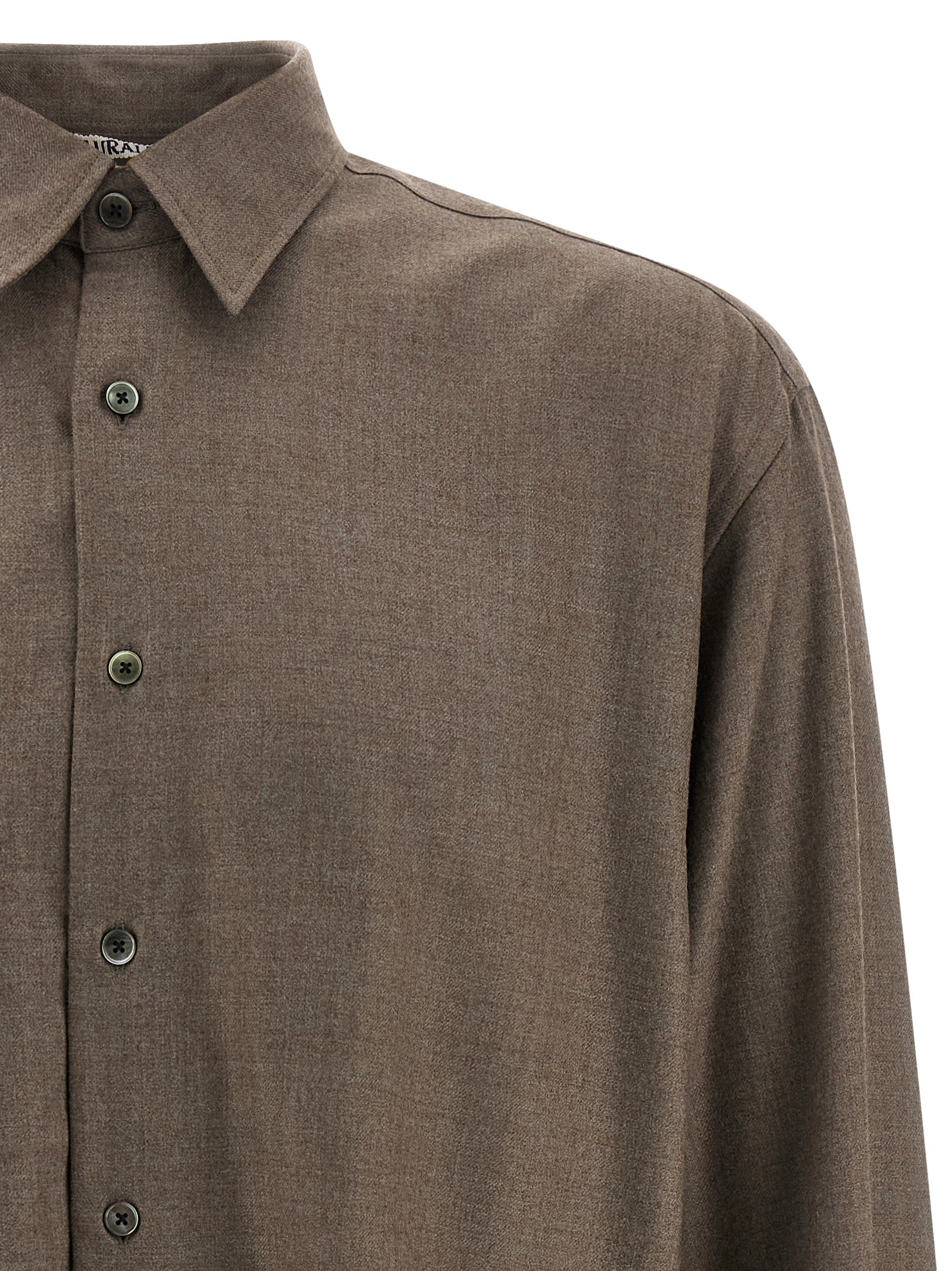 Auralee Ultra-Fine Velvet Wool Shirt