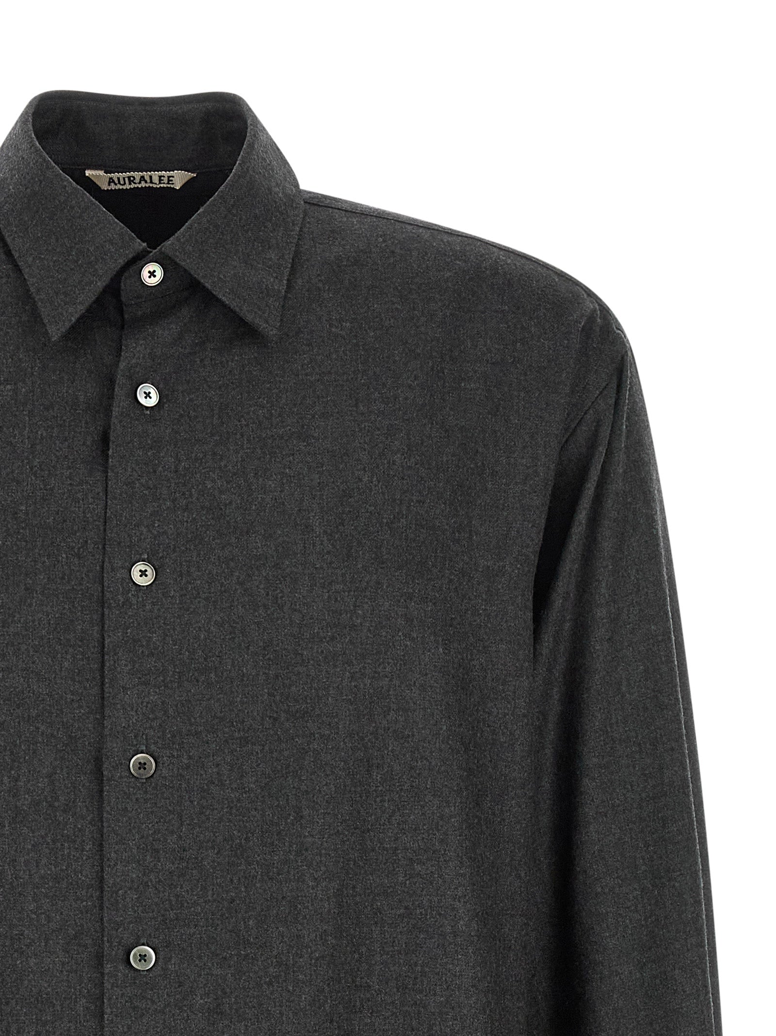 Auralee Ultra-Fine Velvet Wool Shirt