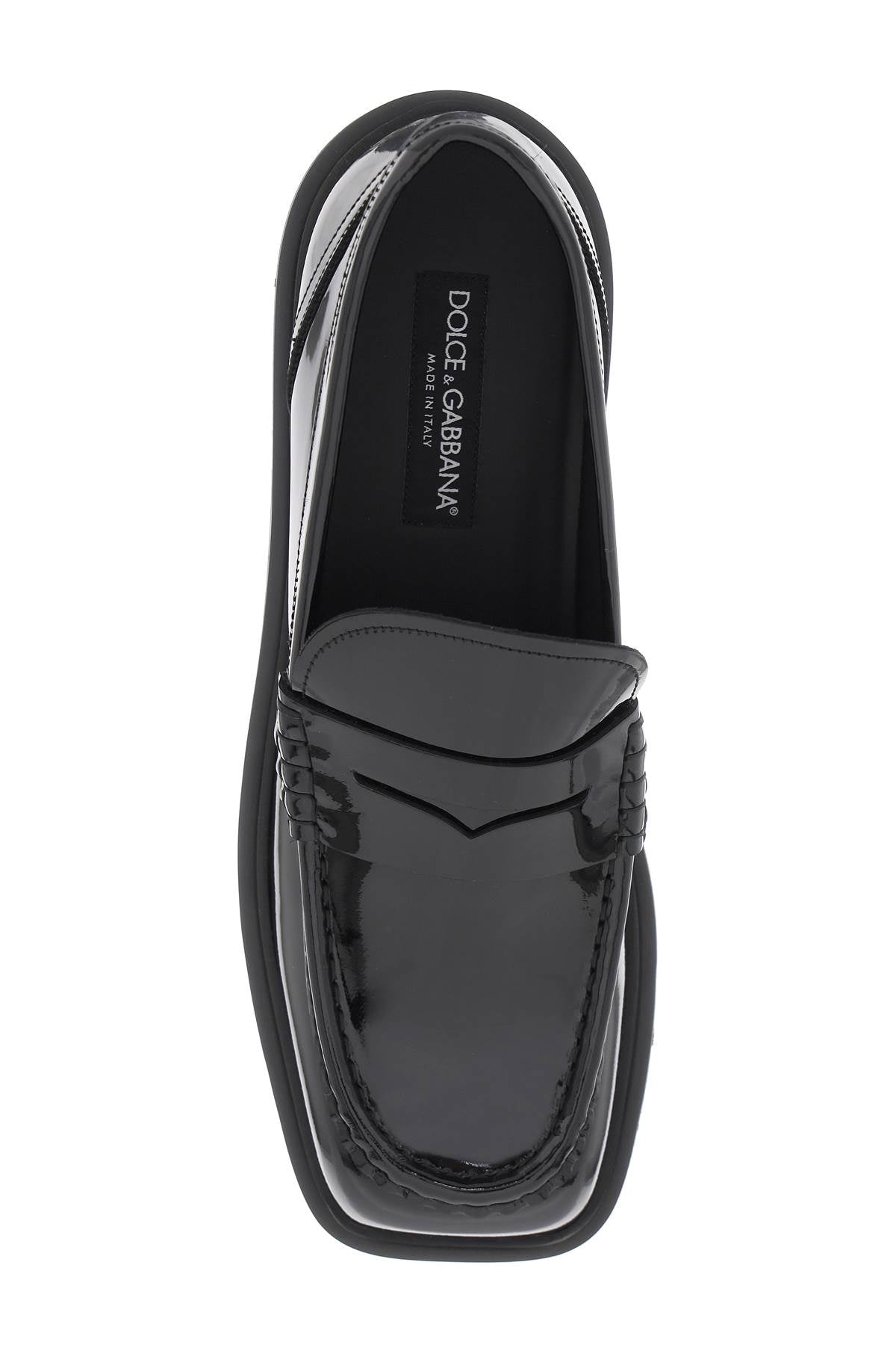 Dolce & Gabbana Patent Leather Mocassins