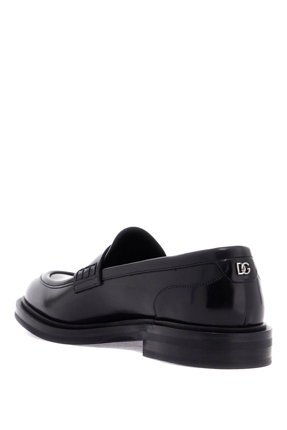 Dolce & Gabbana Brushed Leather Loafers