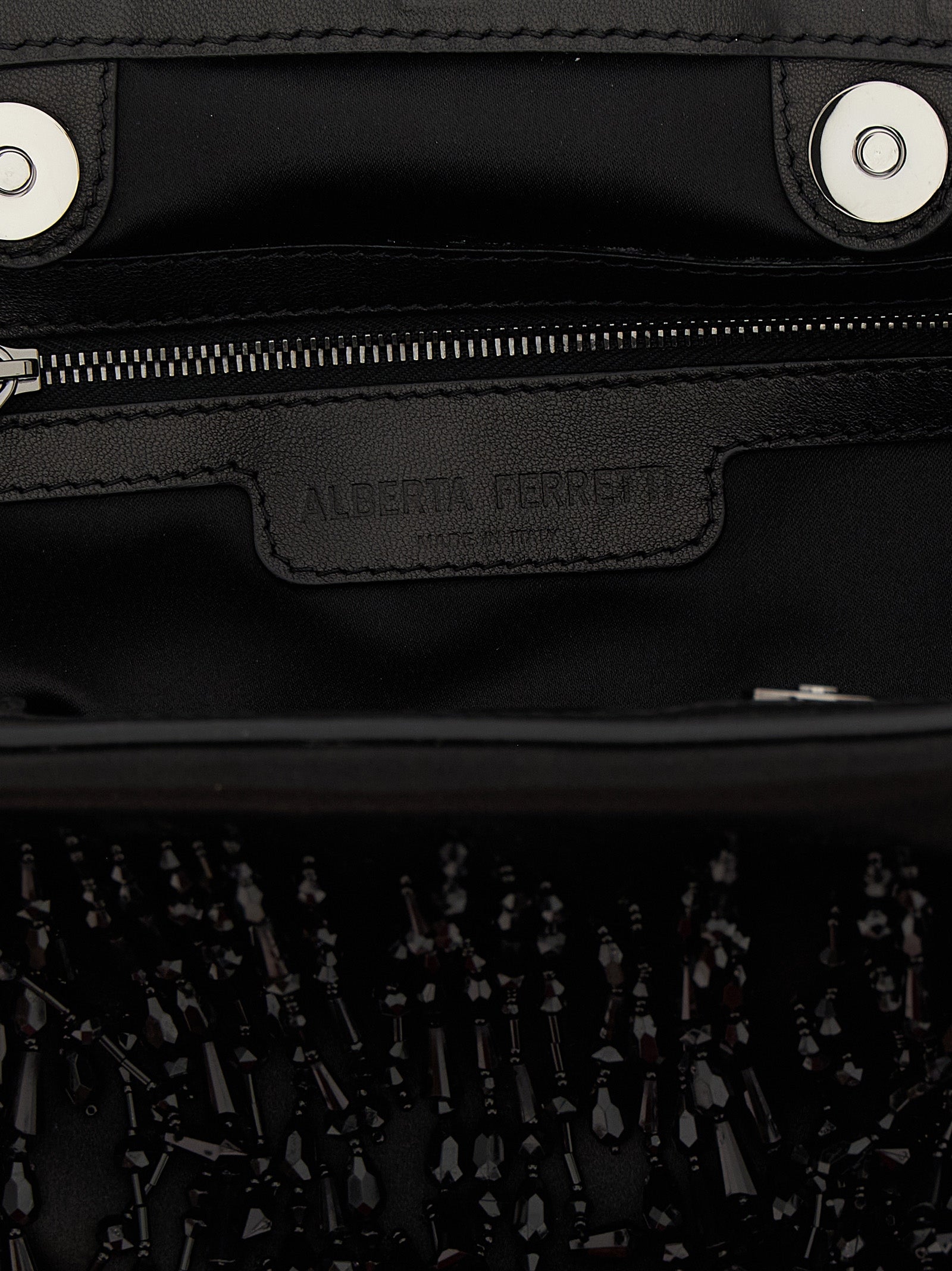 Alberta Ferretti Satin Clutch