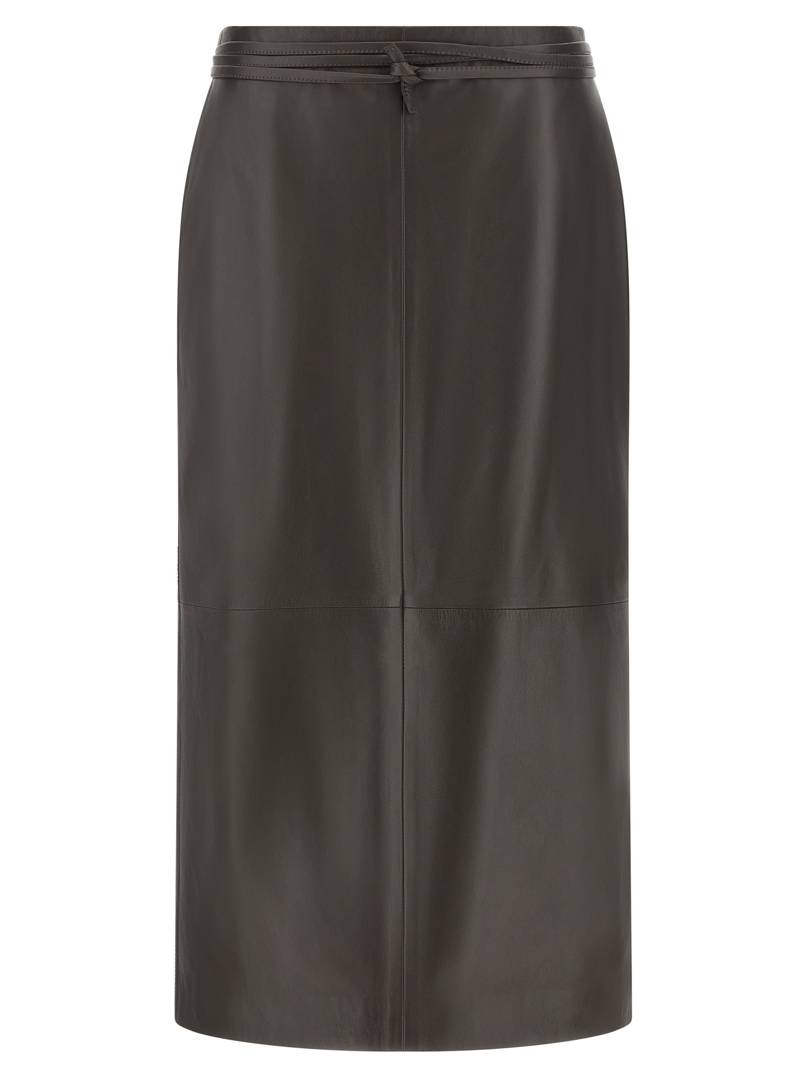 Alberta Ferretti Leather Skirt