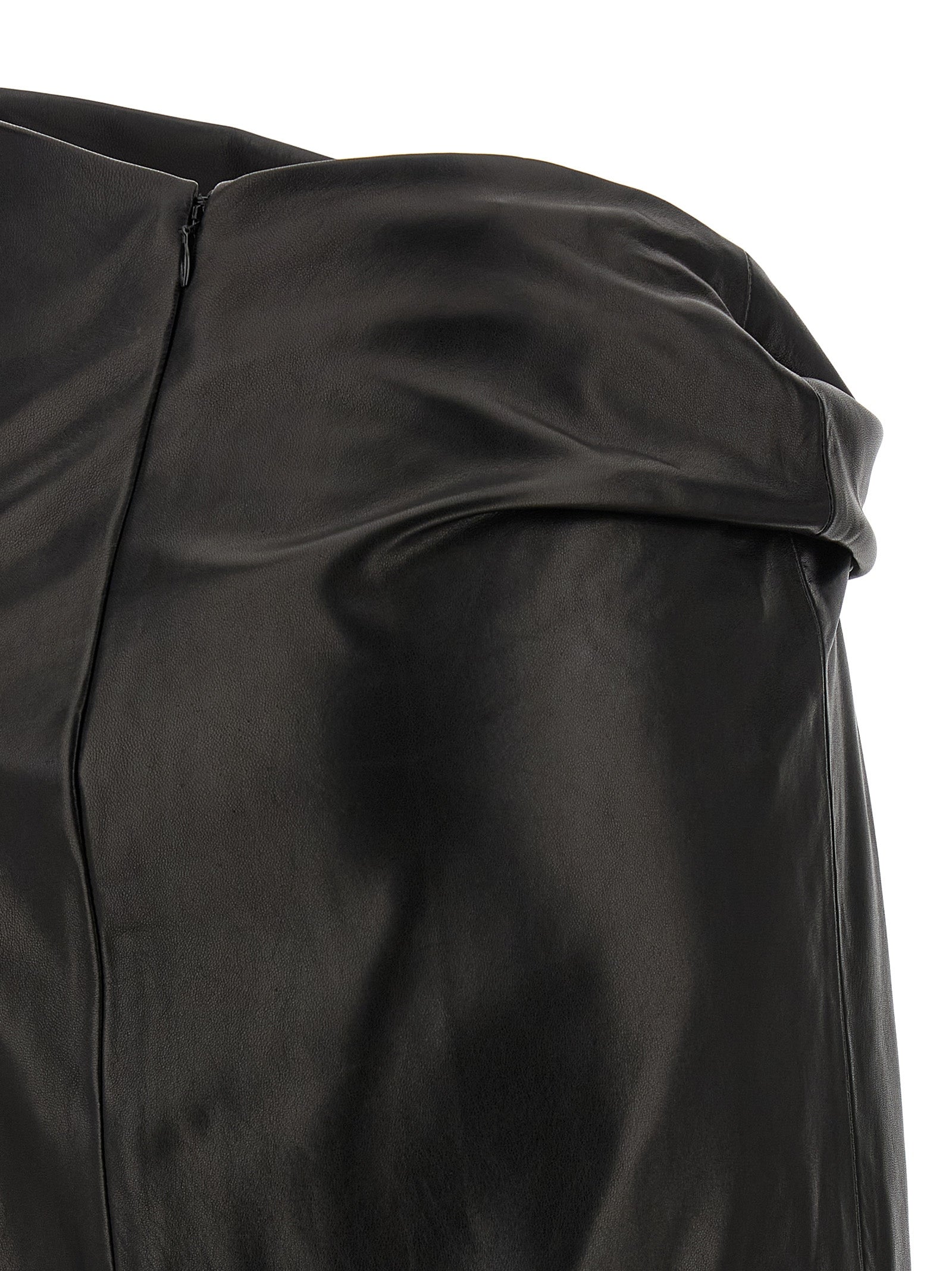 Alberta Ferretti Plongé Nappa Skirt