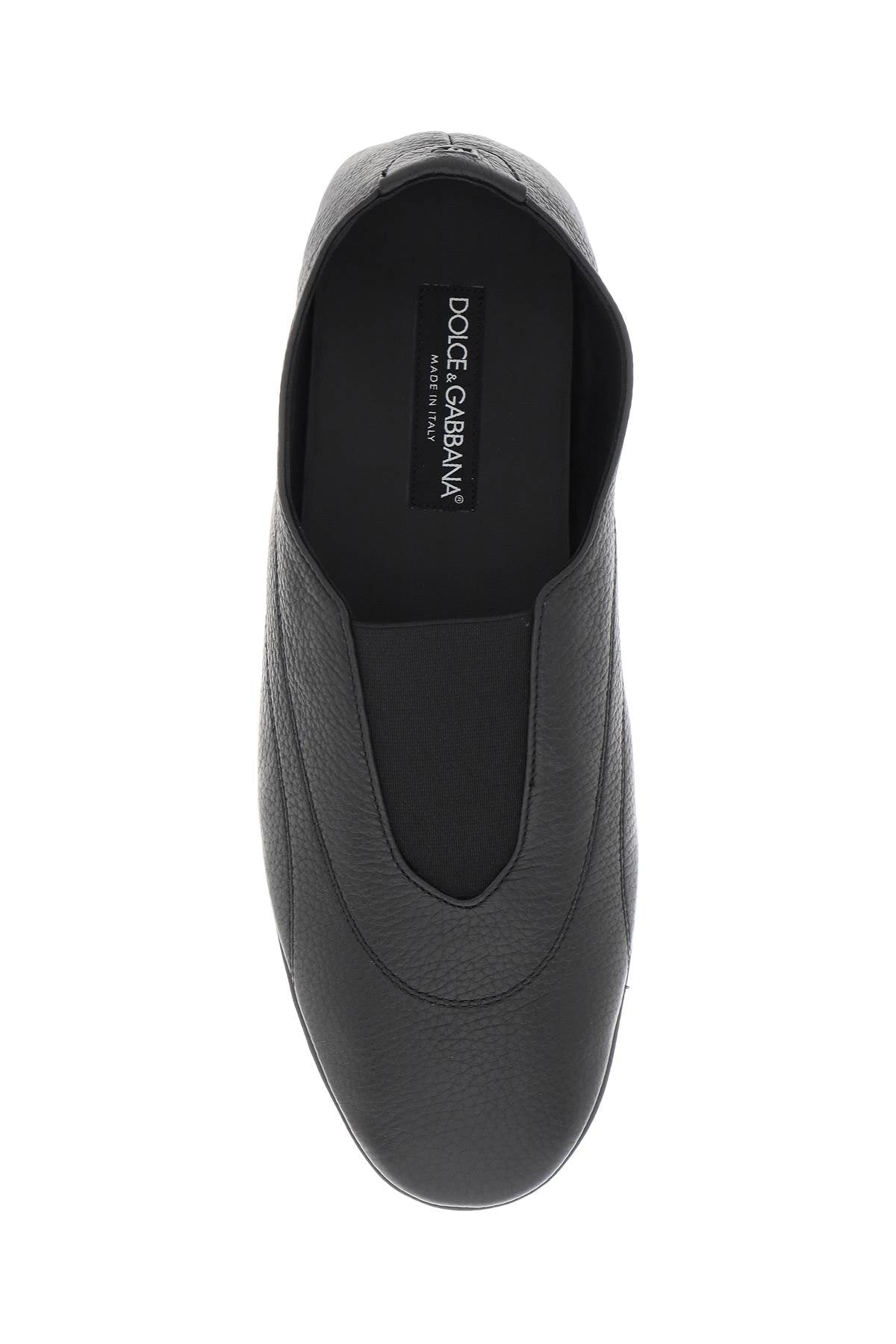 Dolce & Gabbana Leather Slipper For