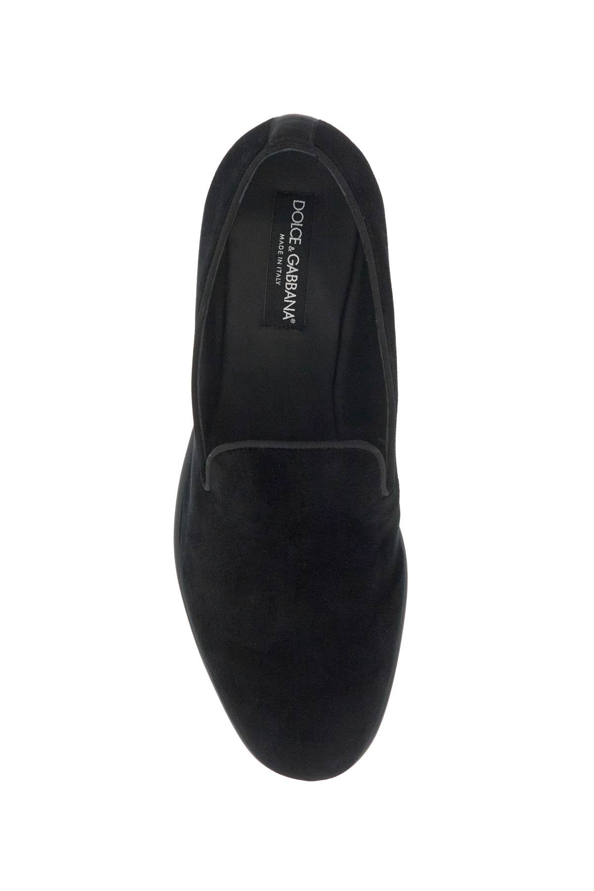 Dolce & Gabbana Velvet Loafers For