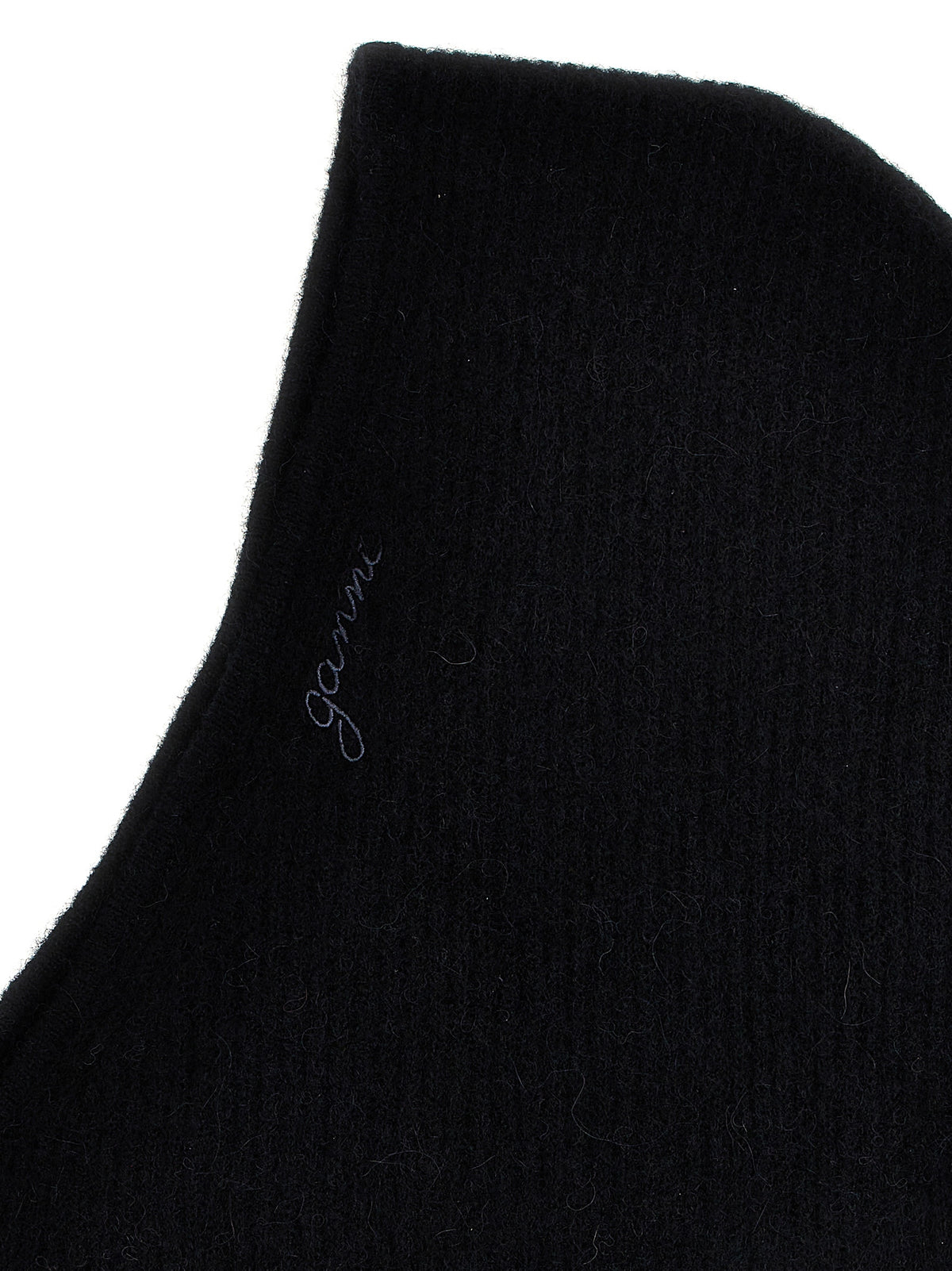 Ganni Logo Embroidery Hood