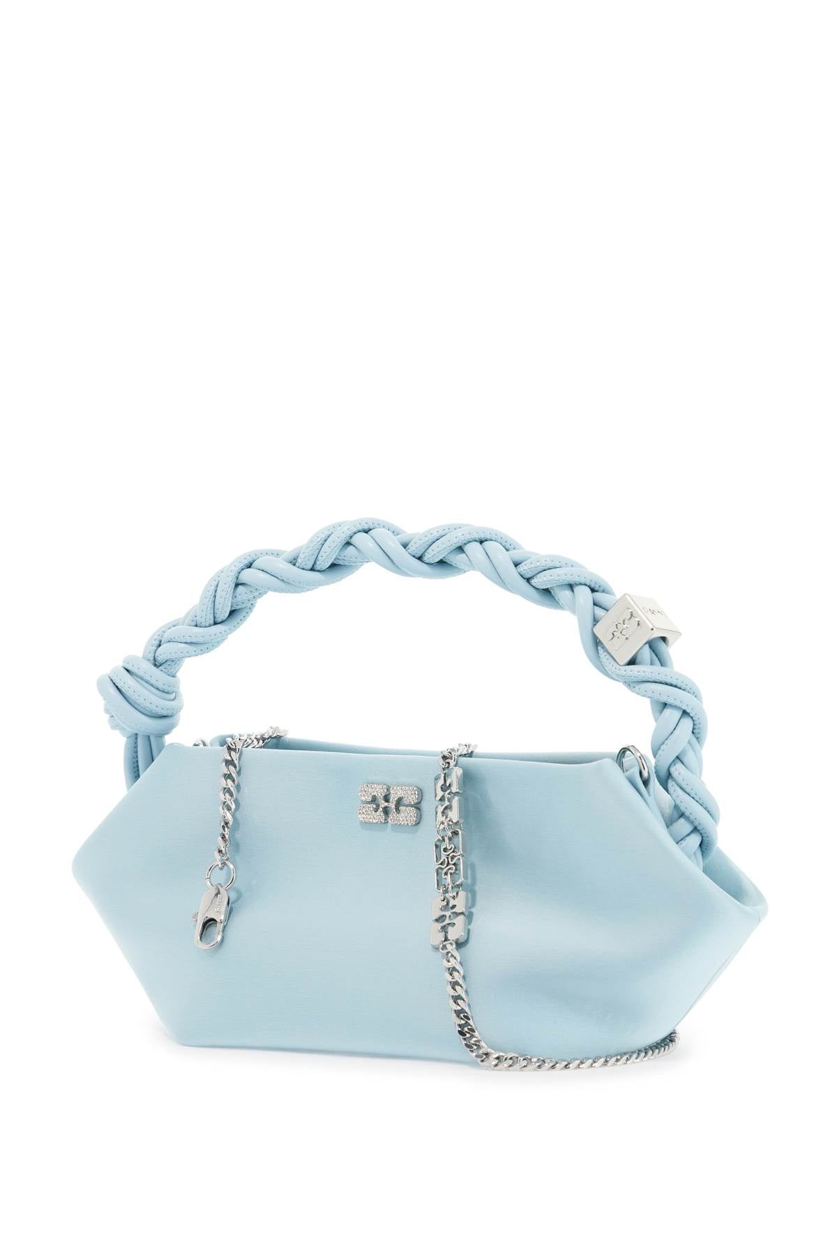 Ganni Mini Bou Satin Handbag