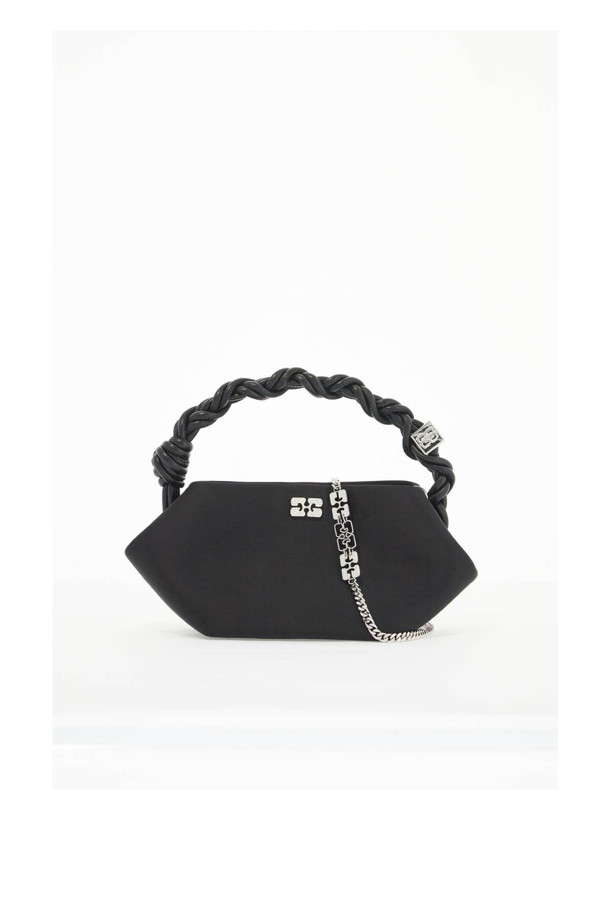 Ganni Mini Bou Satin Handbag