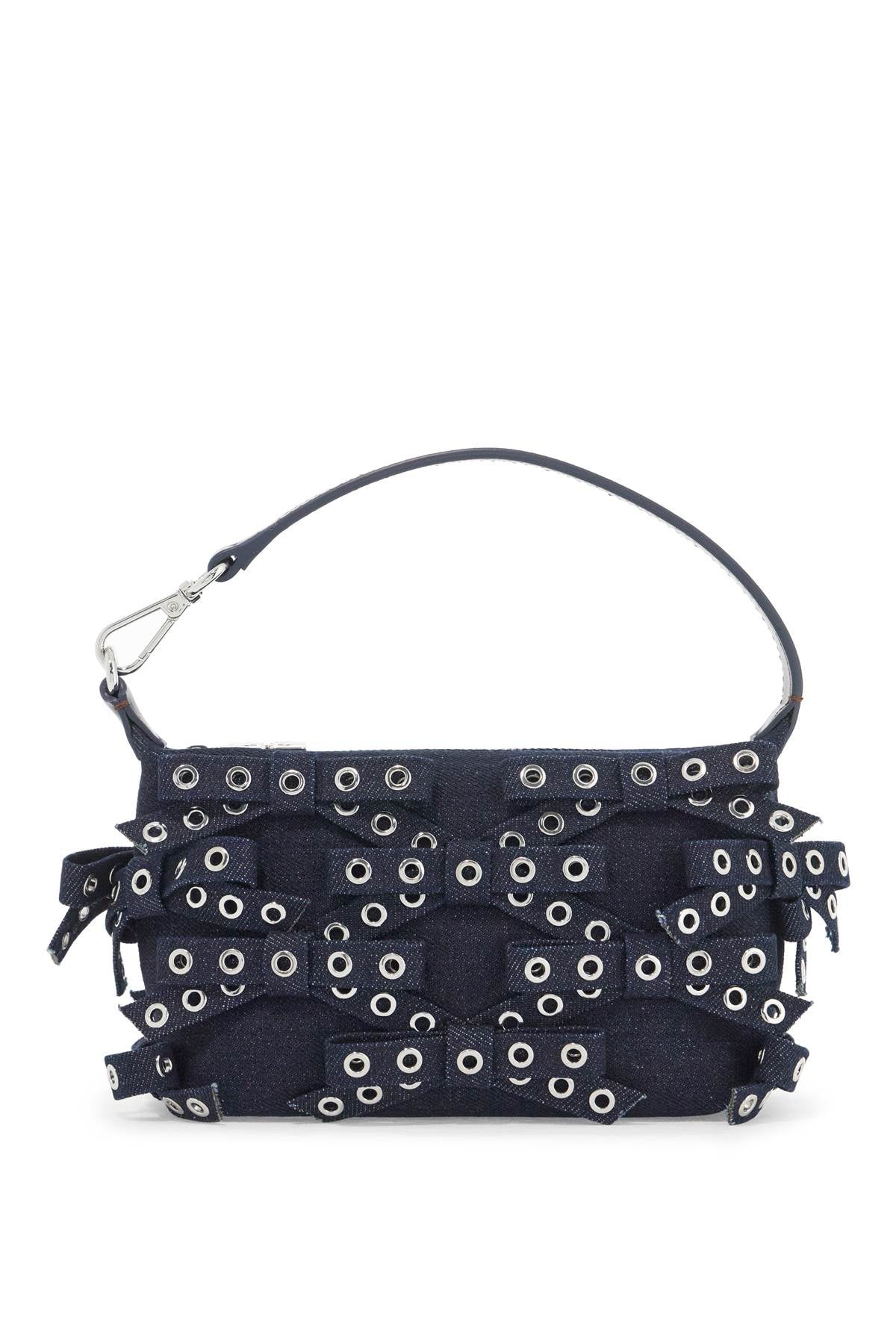 Ganni Mini Bow Eyelet Butterfly Bag