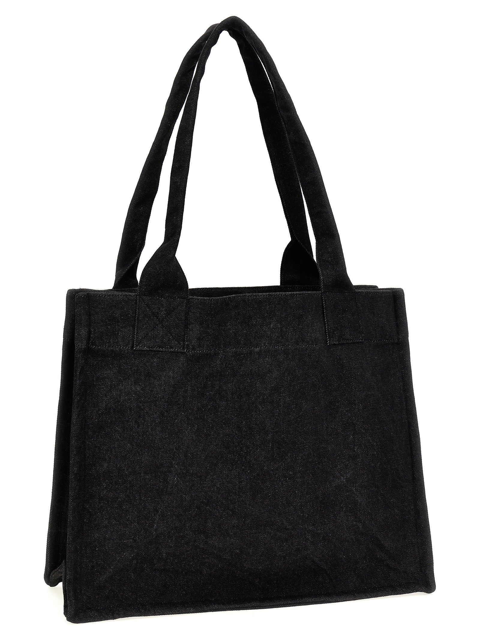 Ganni 'Large Easy Shopper Denim' Shopping Bag