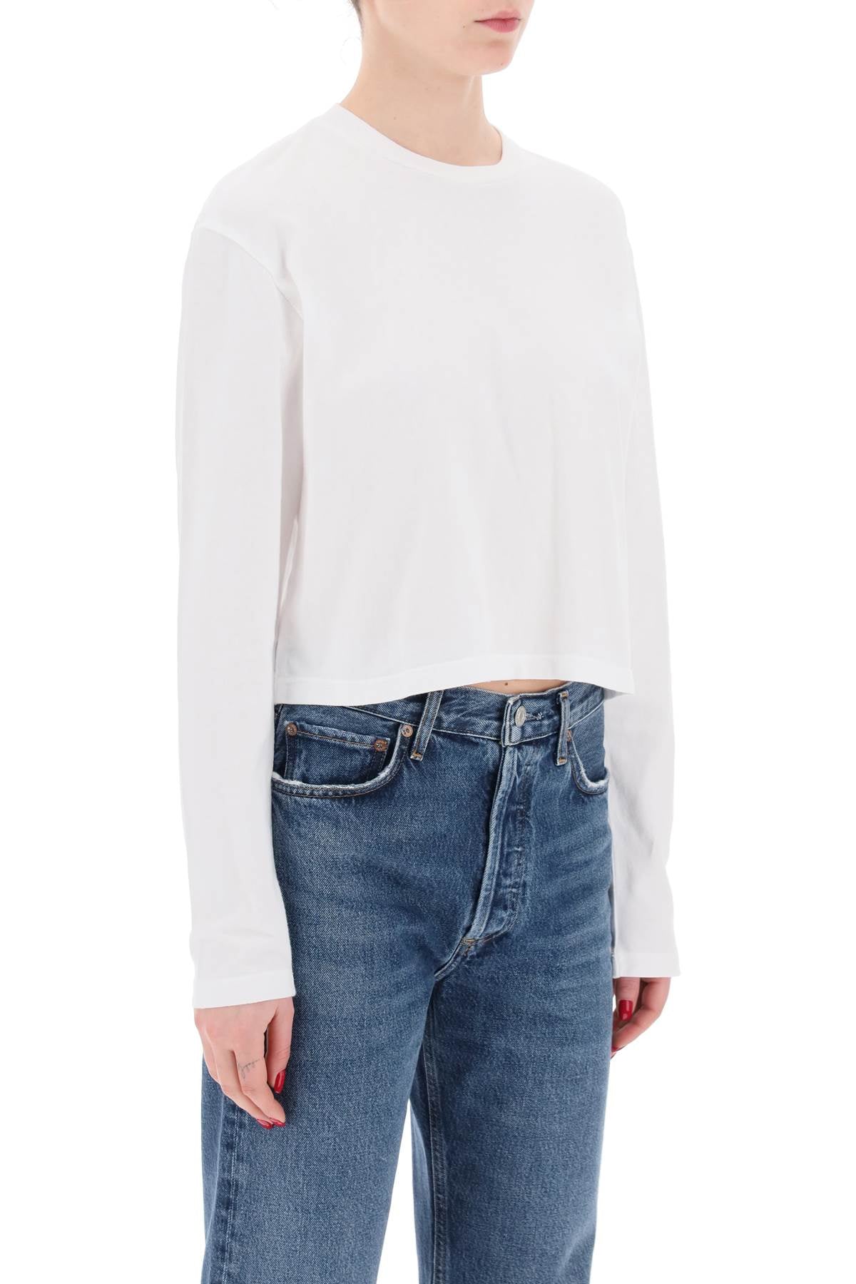 Agolde Cropped Long-Sleeved Mason T