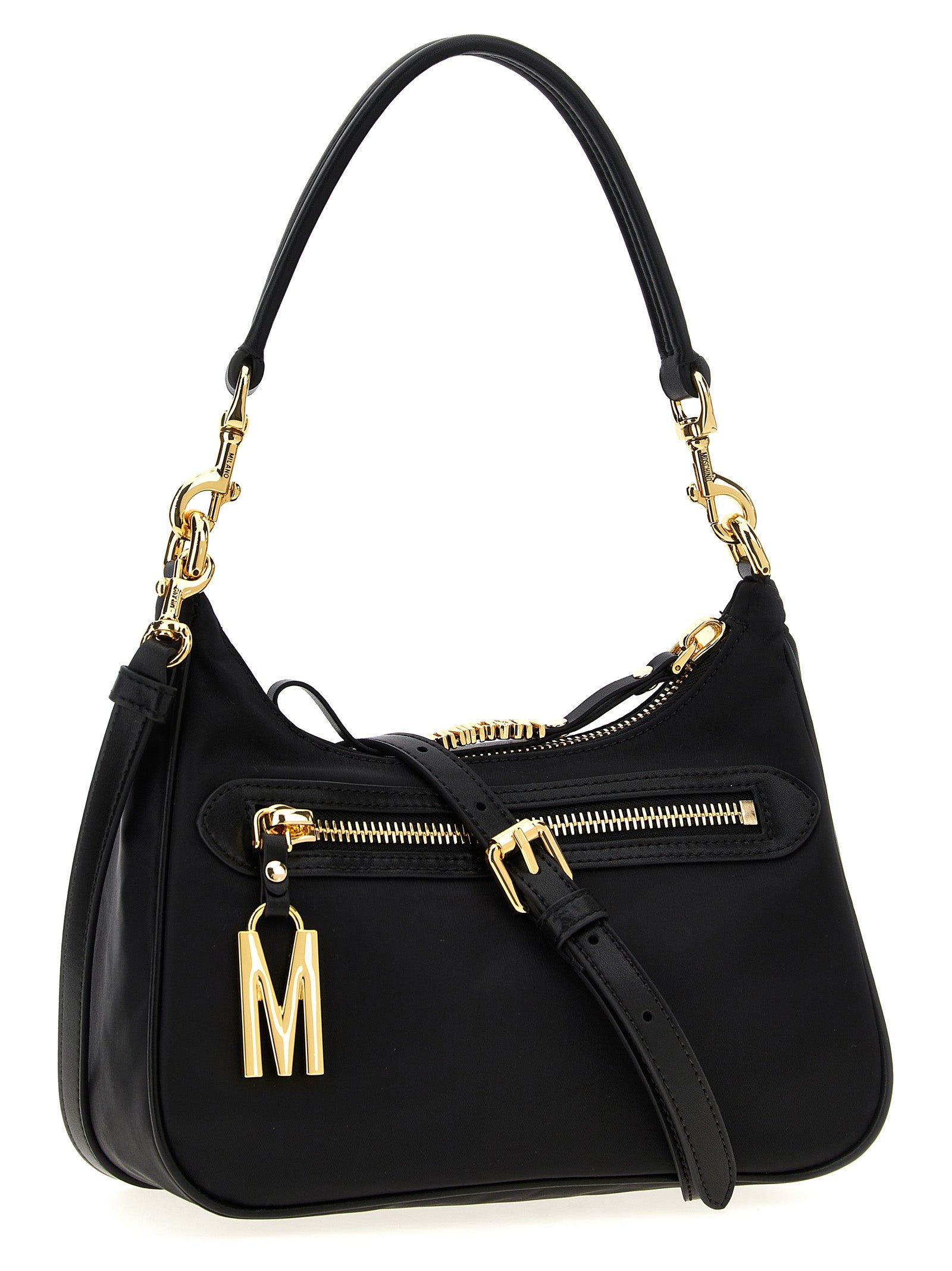 Moschino Logo Lettering Shoulder Bag