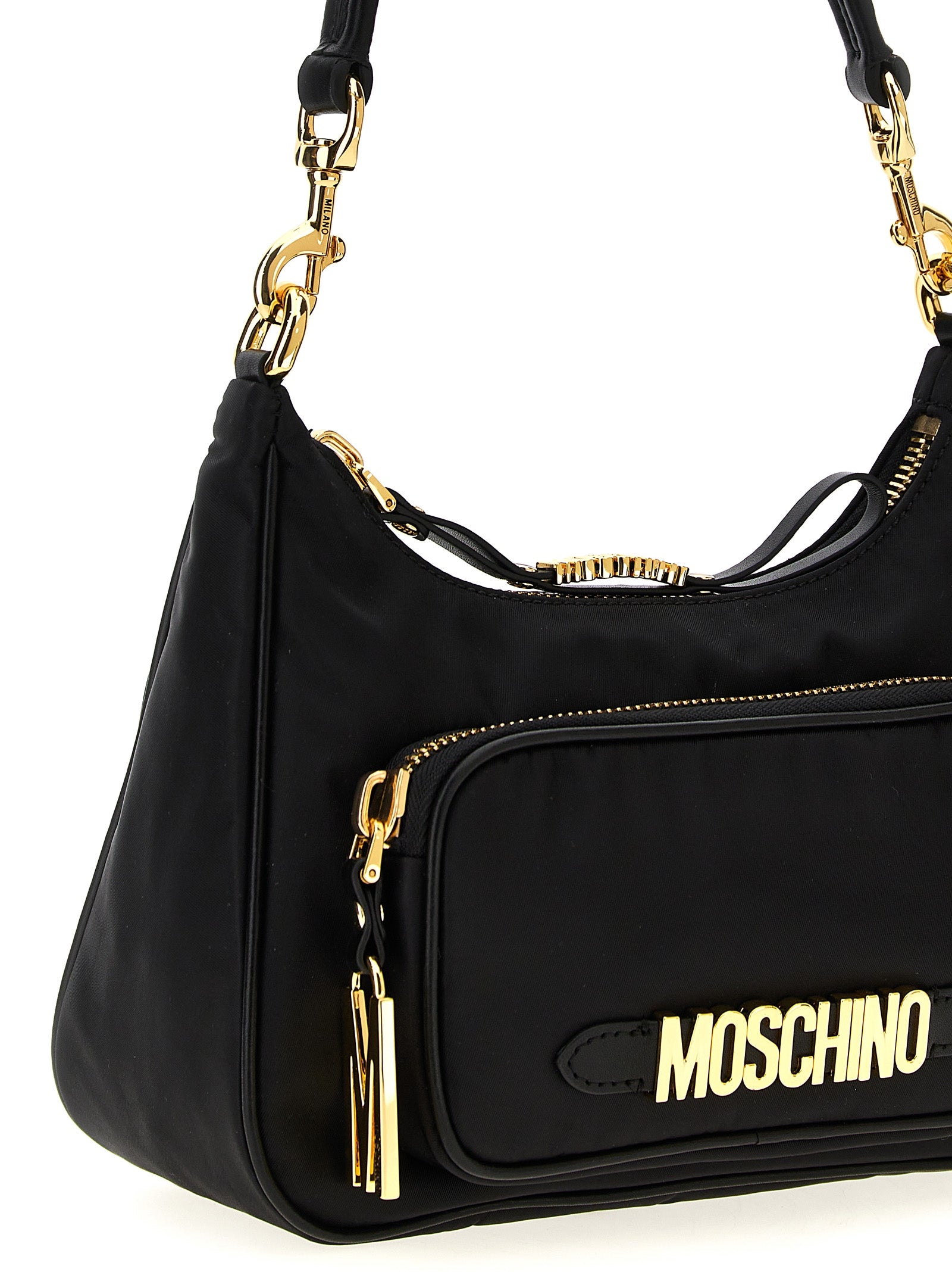 Moschino Logo Lettering Shoulder Bag