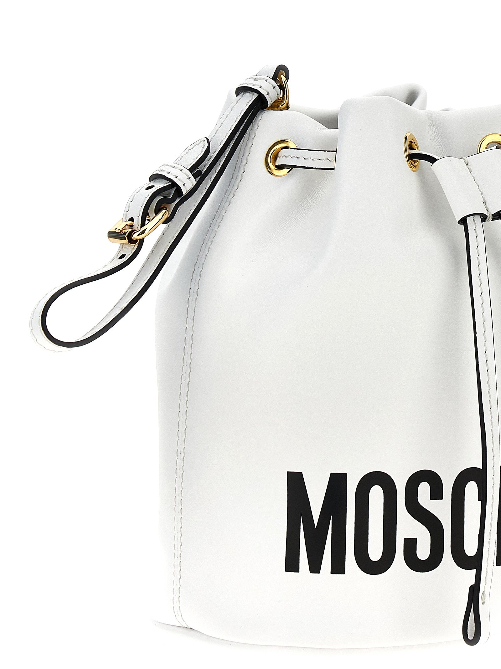 Moschino Logo Bucket Bag