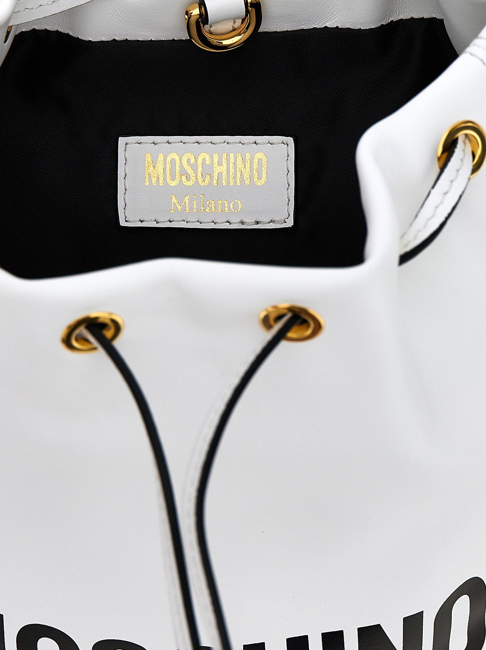 Moschino Logo Bucket Bag