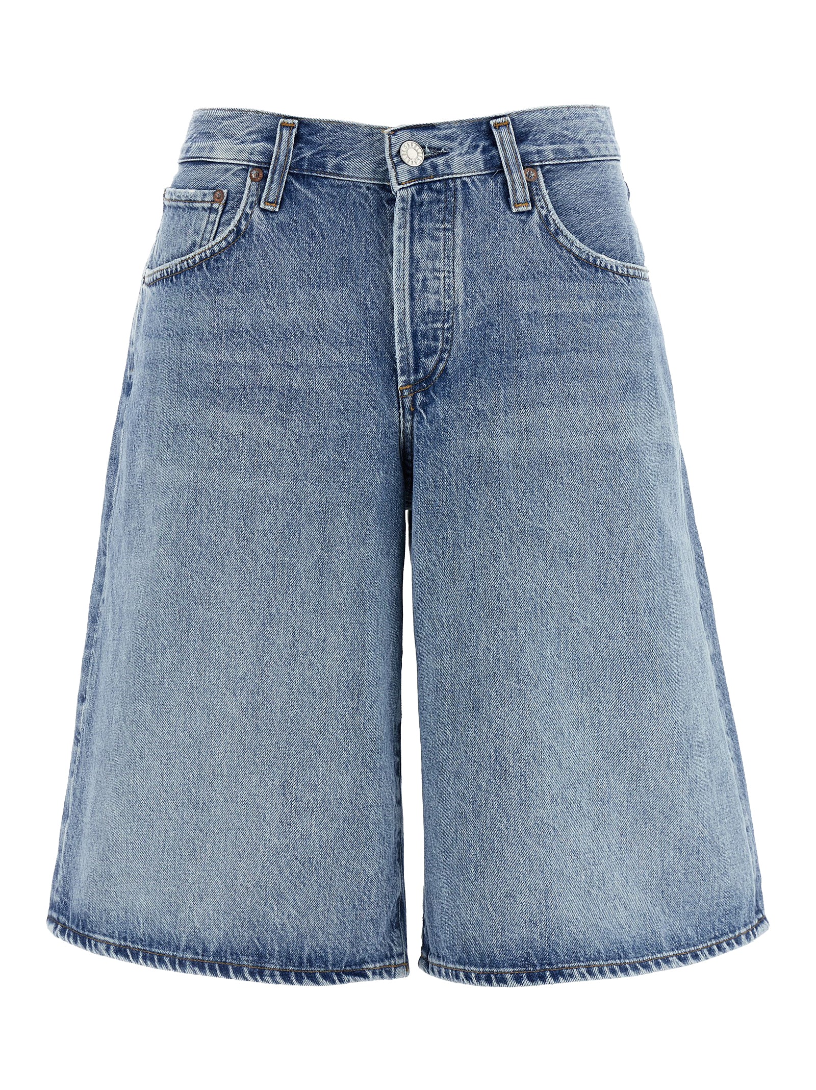 Agolde 'Baggy V-Short' Bermuda Shorts