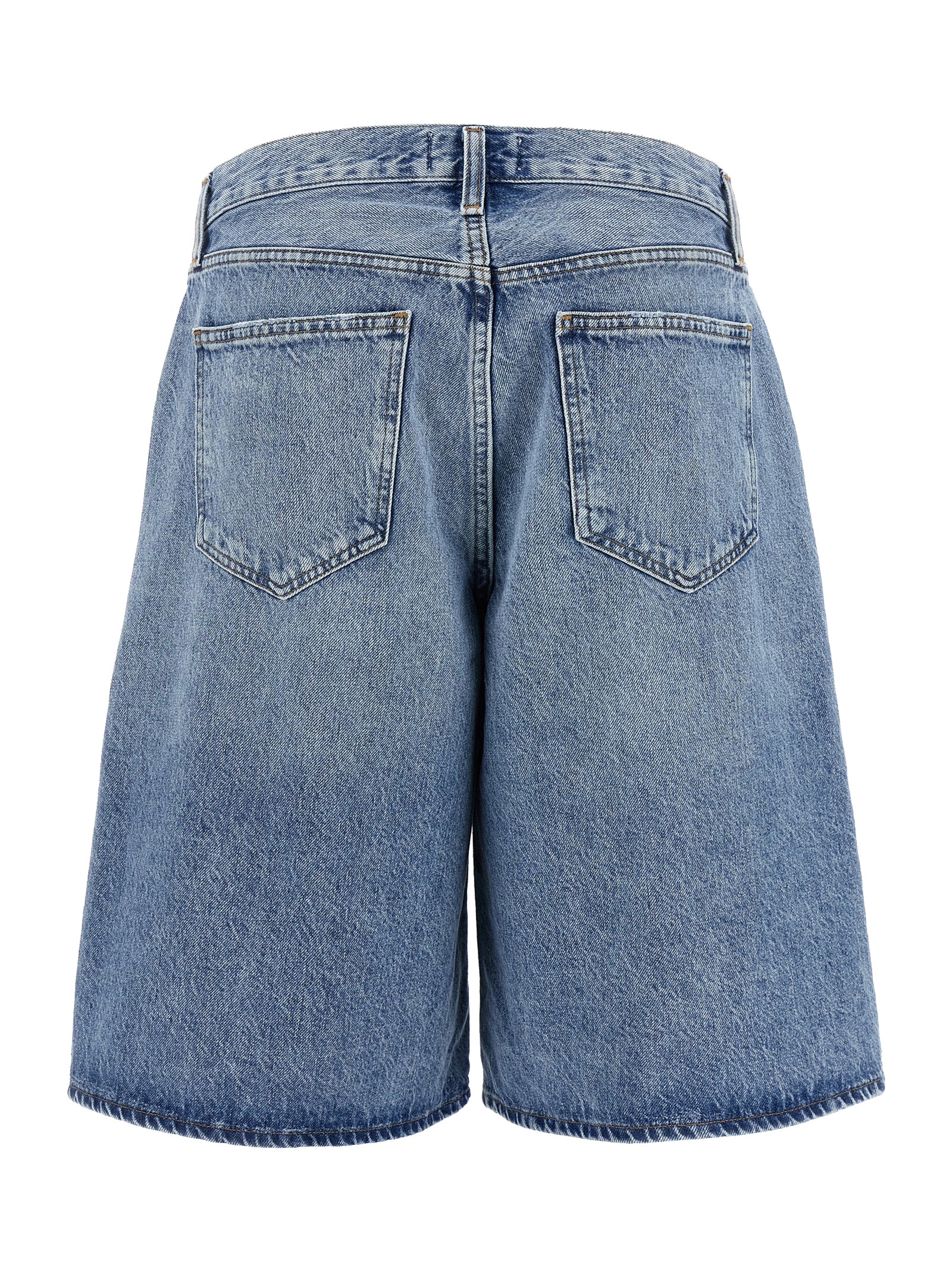 Agolde 'Baggy V-Short' Bermuda Shorts