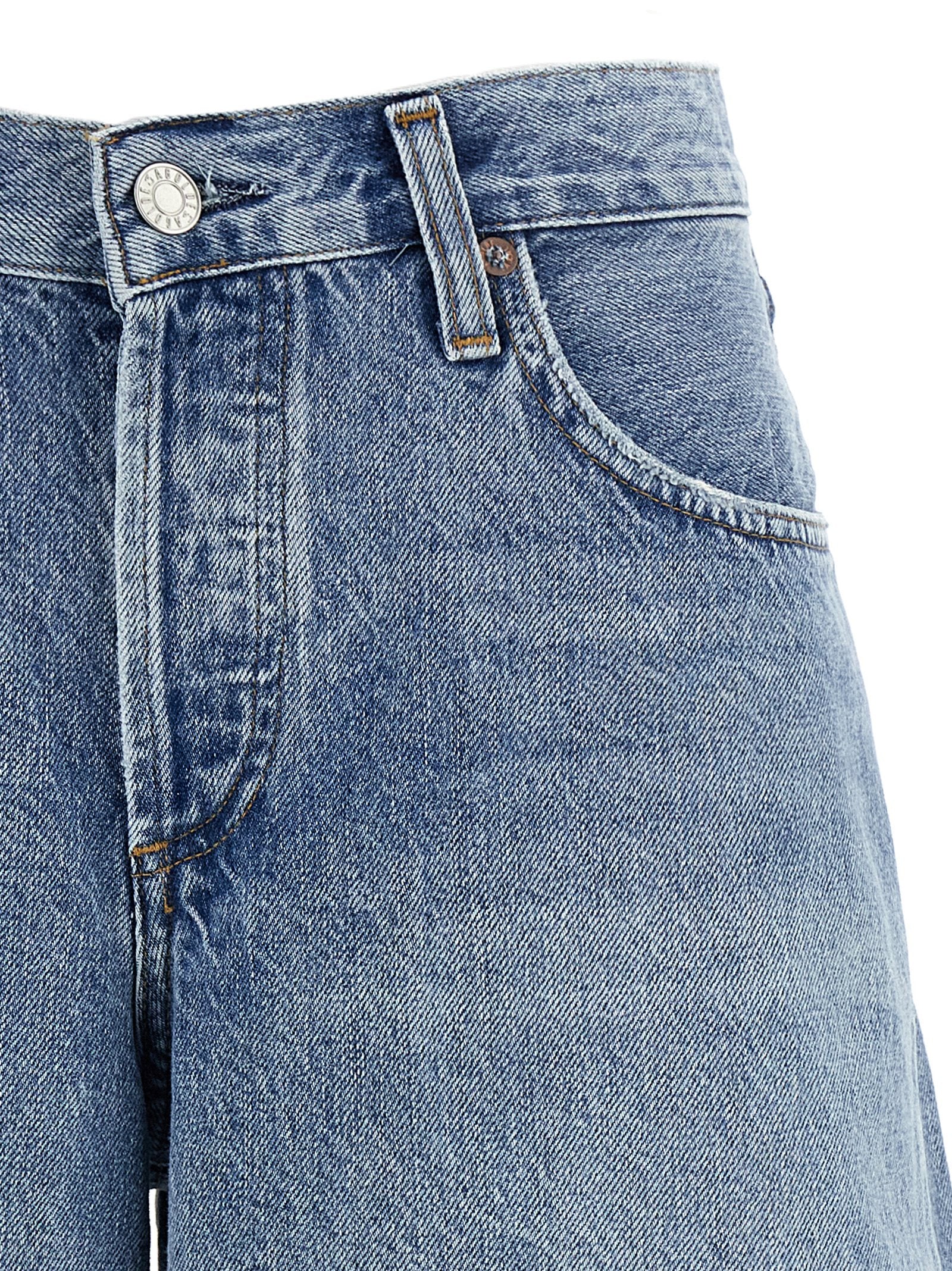 Agolde 'Baggy V-Short' Bermuda Shorts