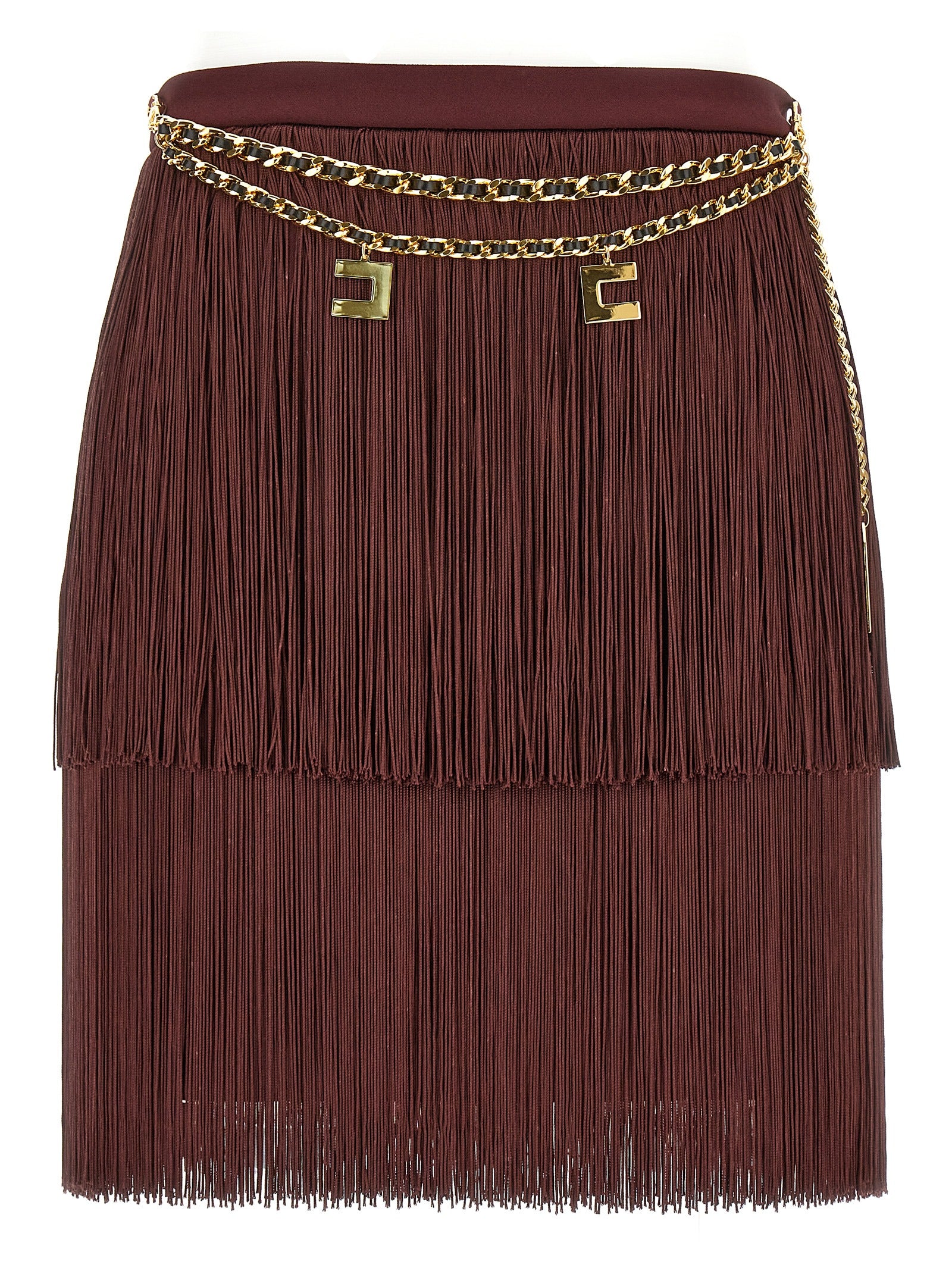 Elisabetta Franchi Fringed Dress