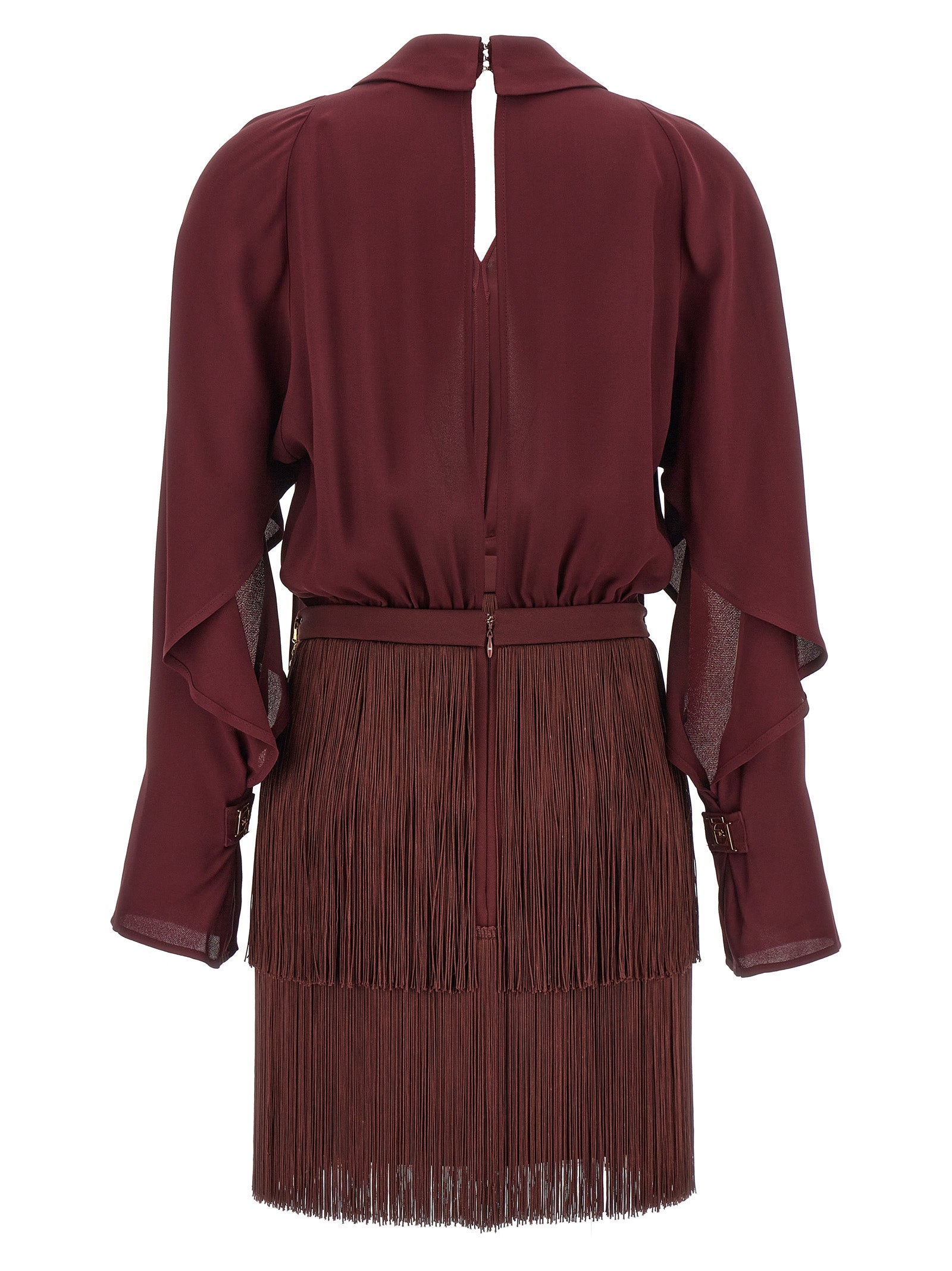 Elisabetta Franchi Fringed Dress