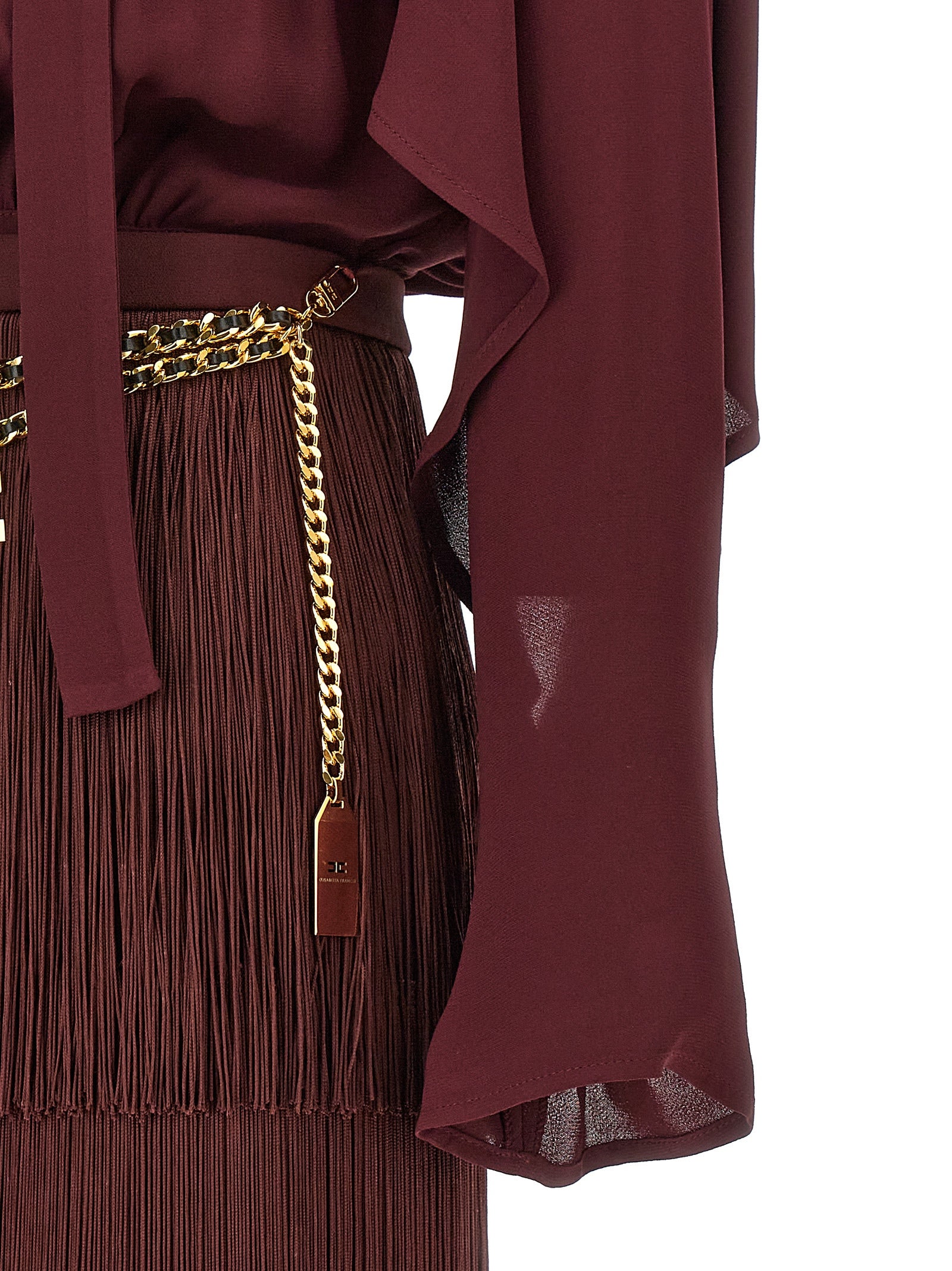 Elisabetta Franchi Fringed Dress