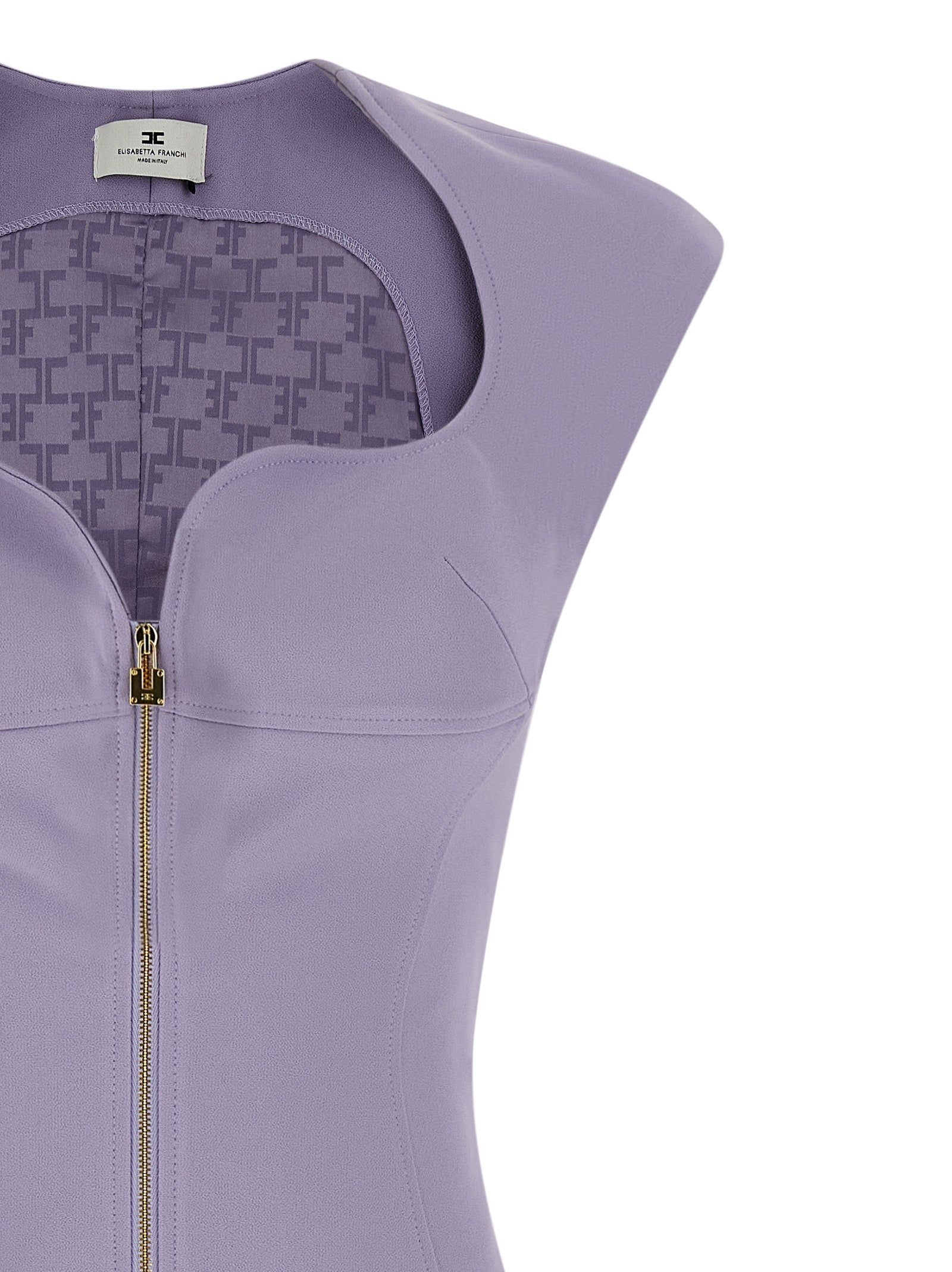 Elisabetta Franchi Heart-Shaped Neckline Dress