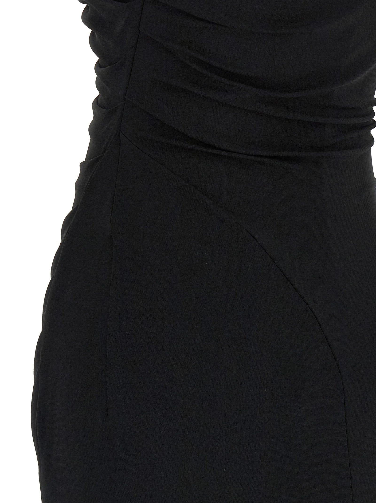 Elisabetta Franchi Jewel Shoulder Dress