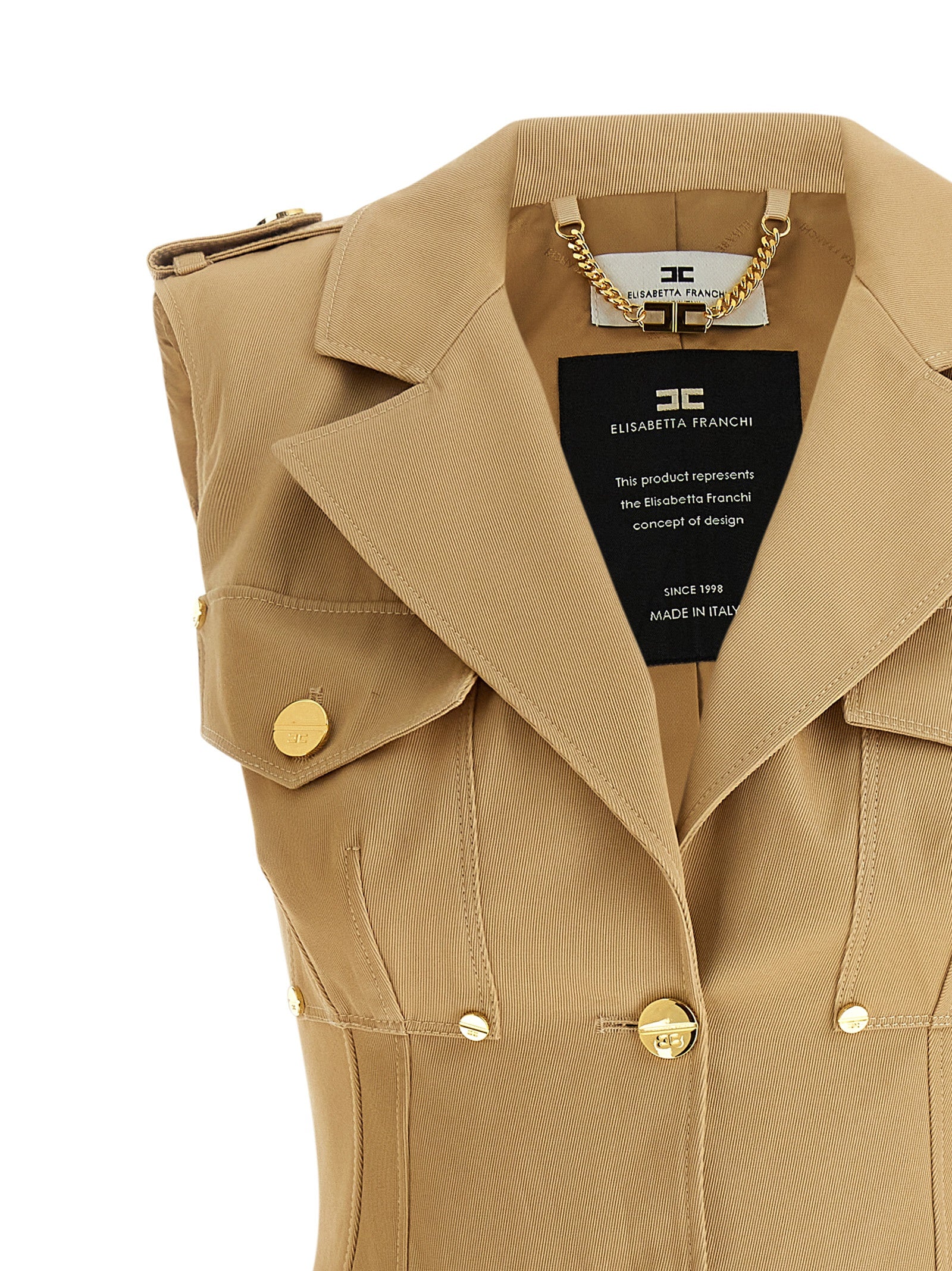 Elisabetta Franchi Double-Breasted Dress