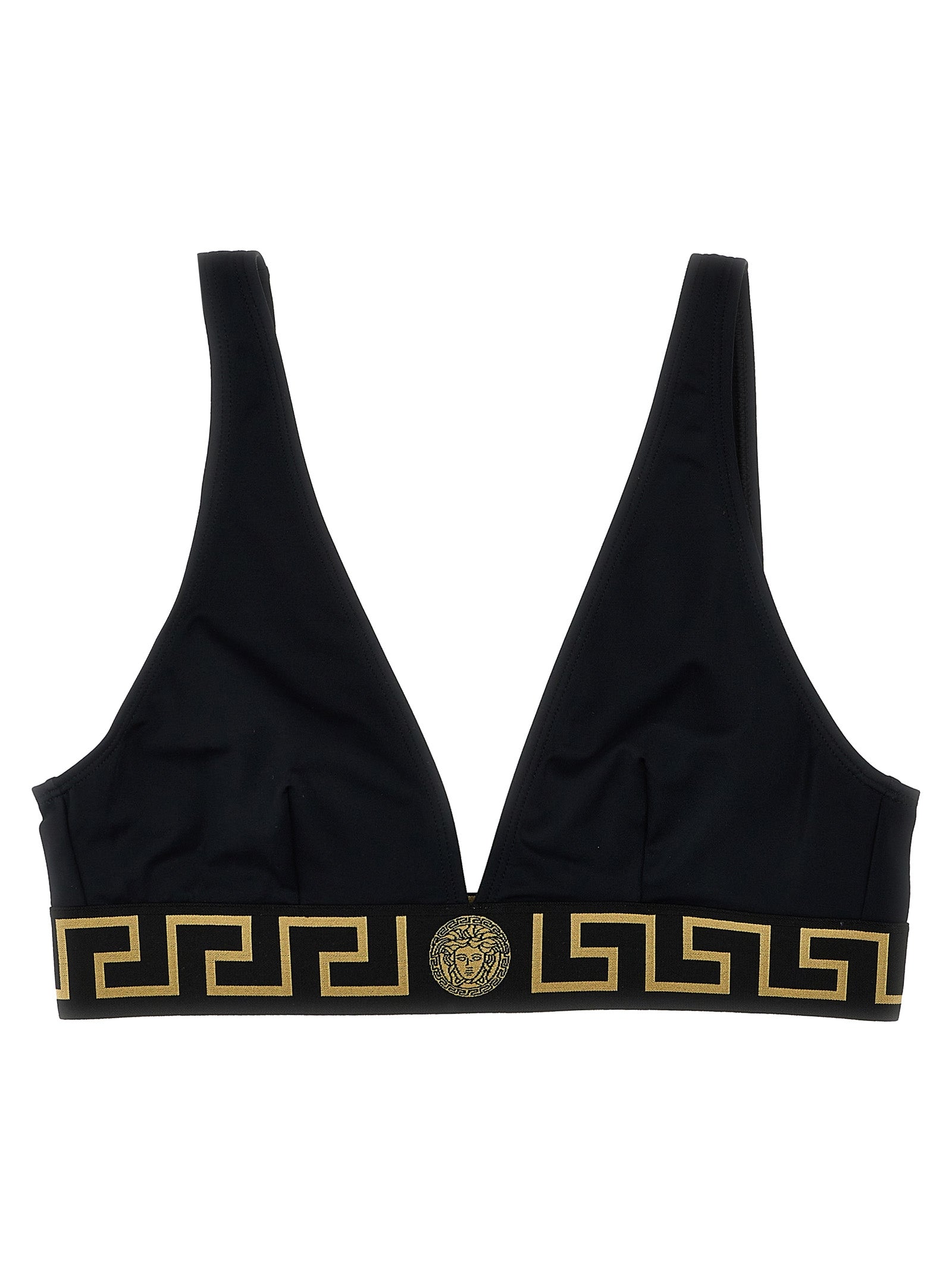 Versace 'Greca' Bikini Top