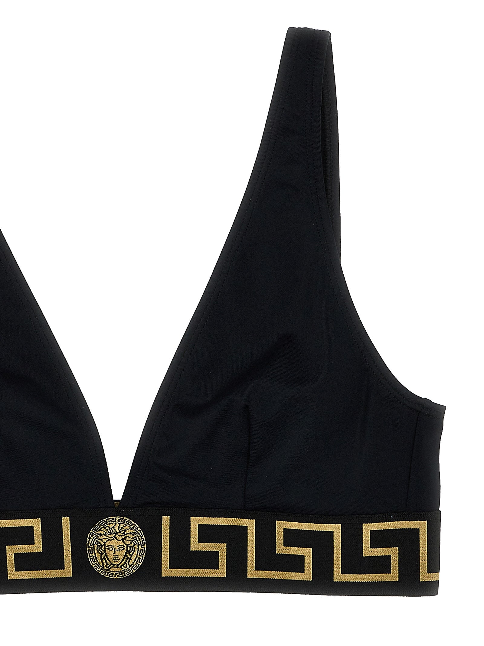 Versace 'Greca' Bikini Top