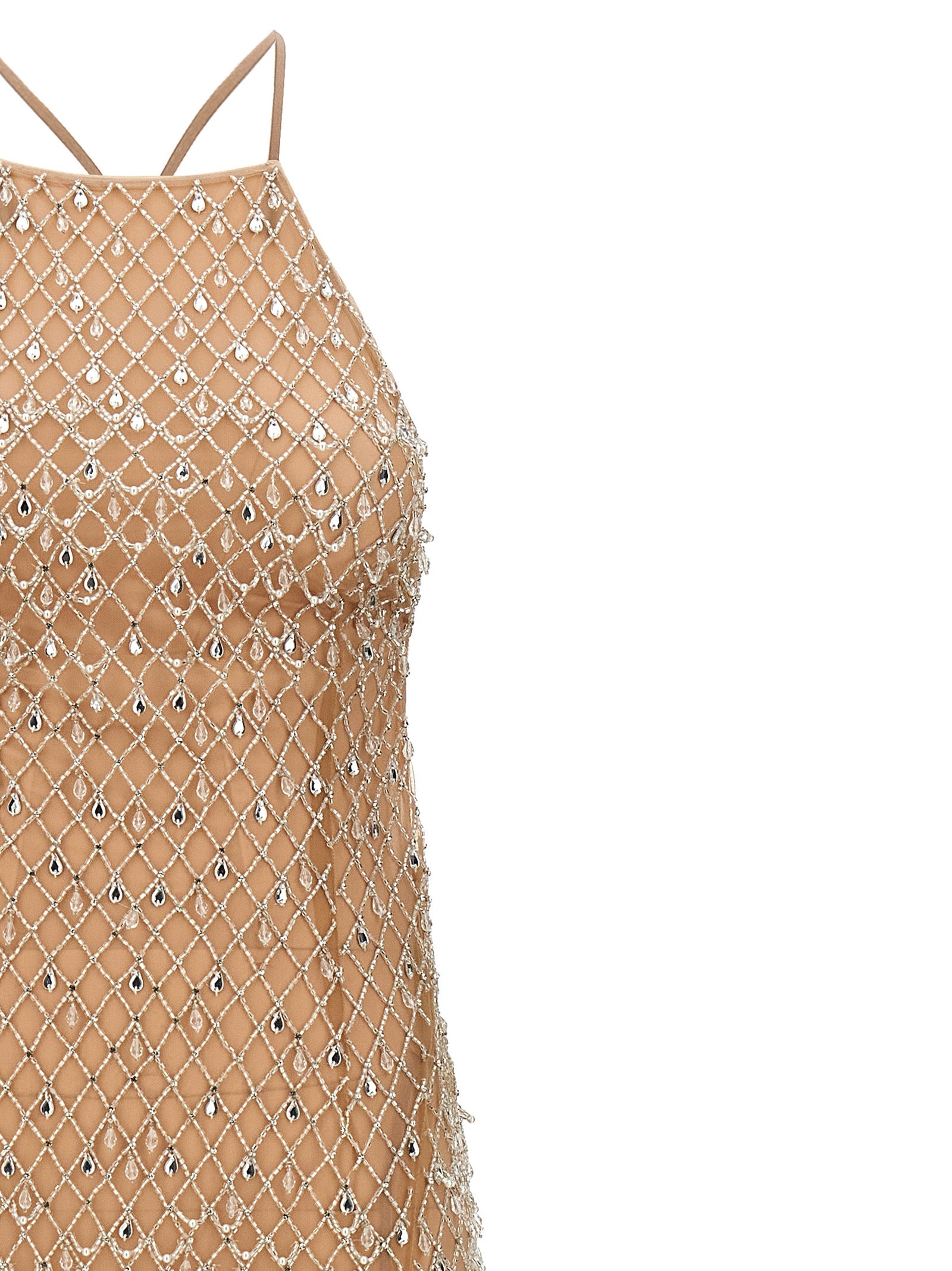 Elisabetta Franchi Crystal 'Red Carpet' Dress