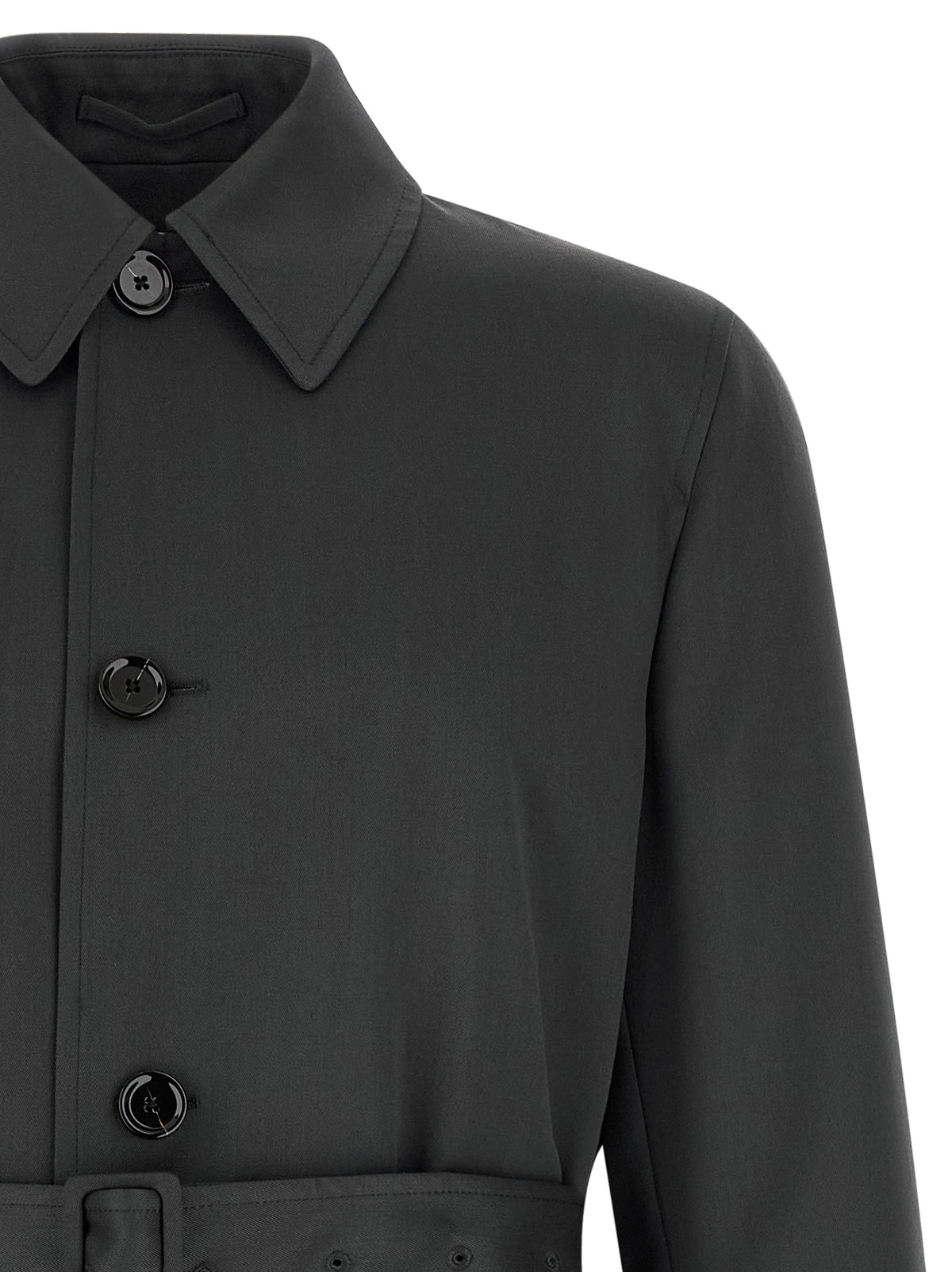 Lardini Virgin Wool Trench Coat