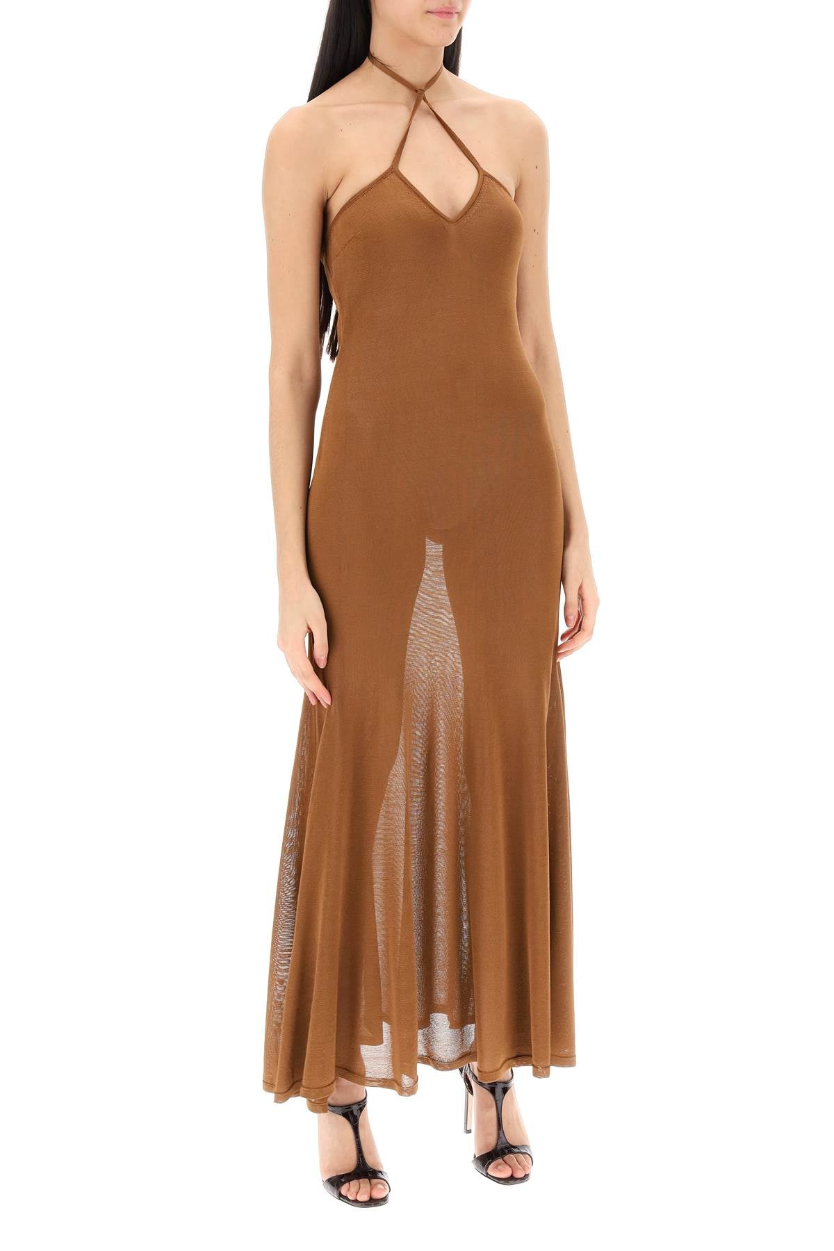 Tom Ford Knitted Halterneck Maxi Dress