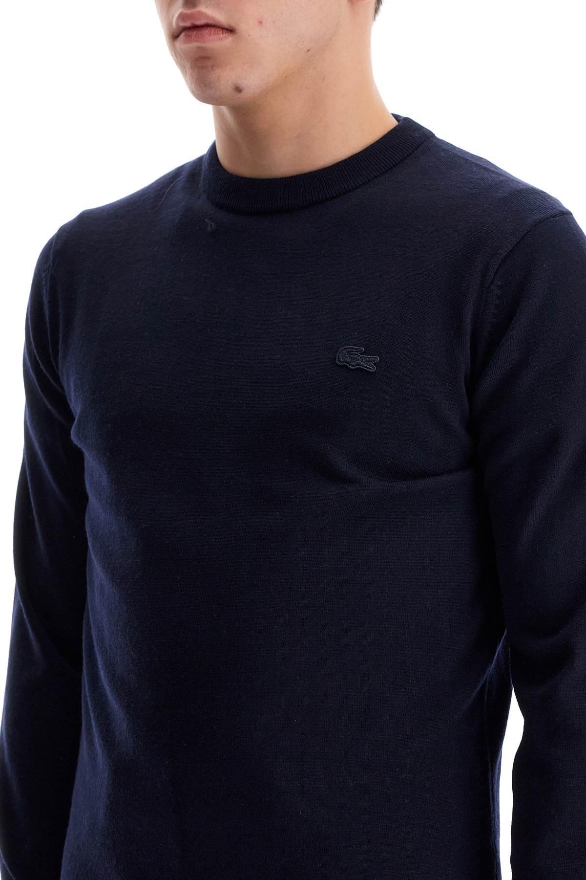 Lacoste Wool Crewneck Pullover